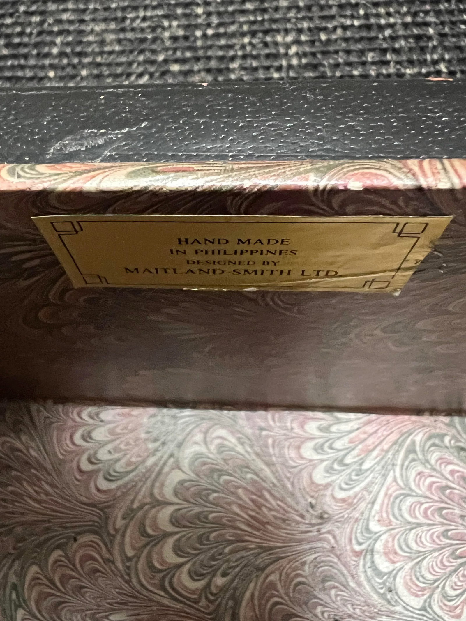Maitland - Smith Leather and Mirror Box - 9