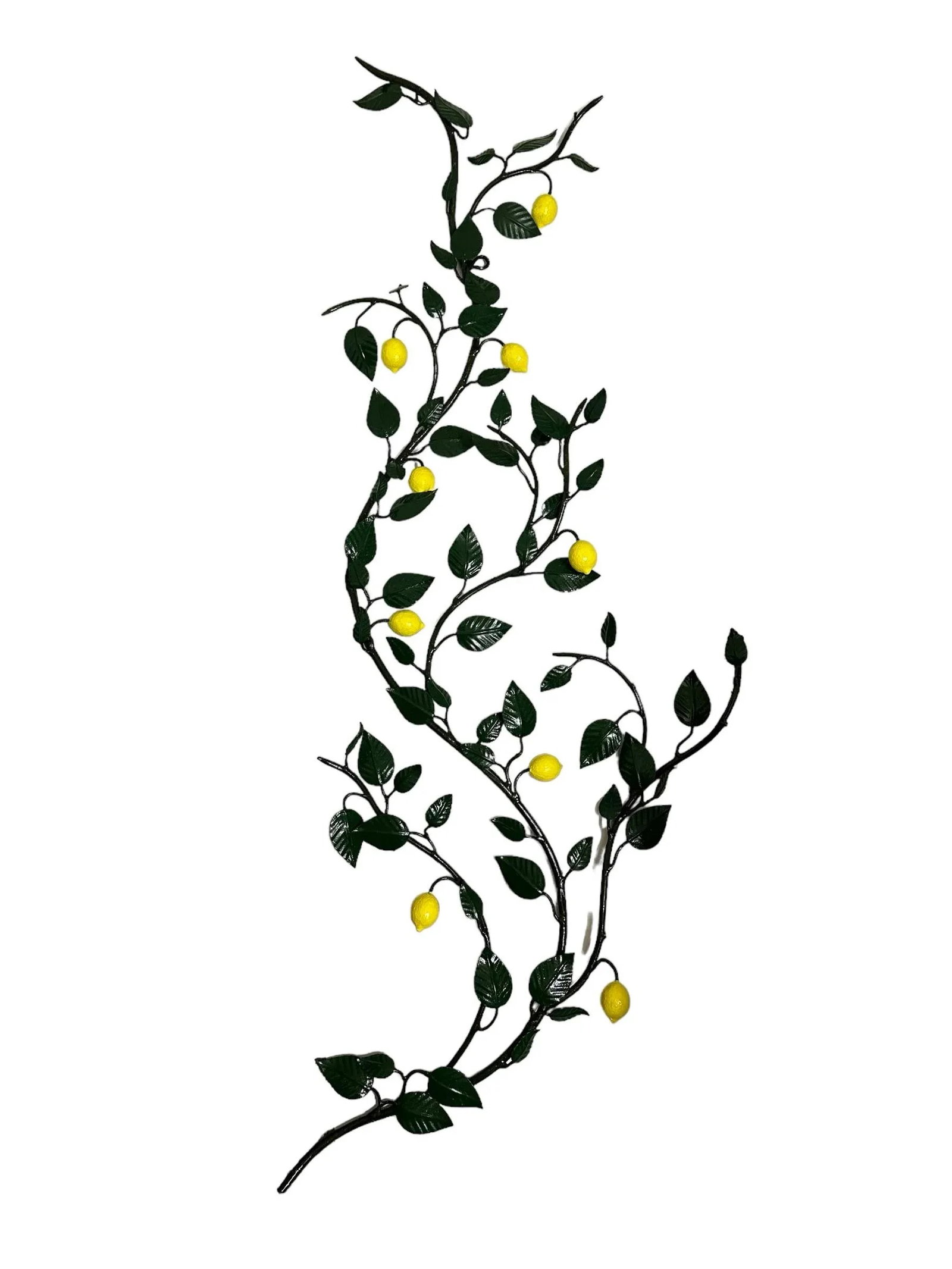 Antique Italian Iron Work Lemon Tree Wall Art - 3