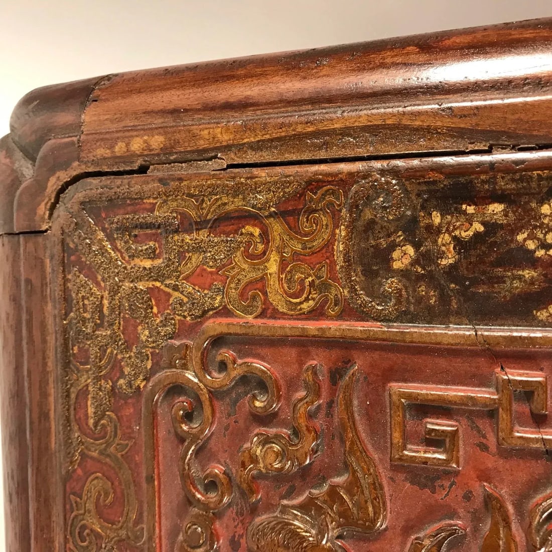 Antique Early 19th Century Carved Presentation Box With Named Identification - 5