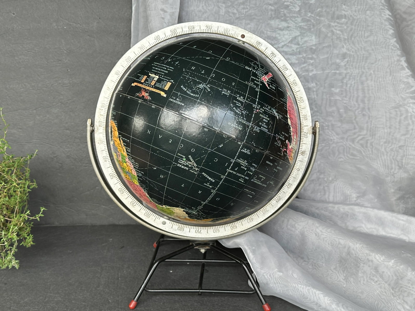 Replogle Black Ocean Starlight World Globe - 10