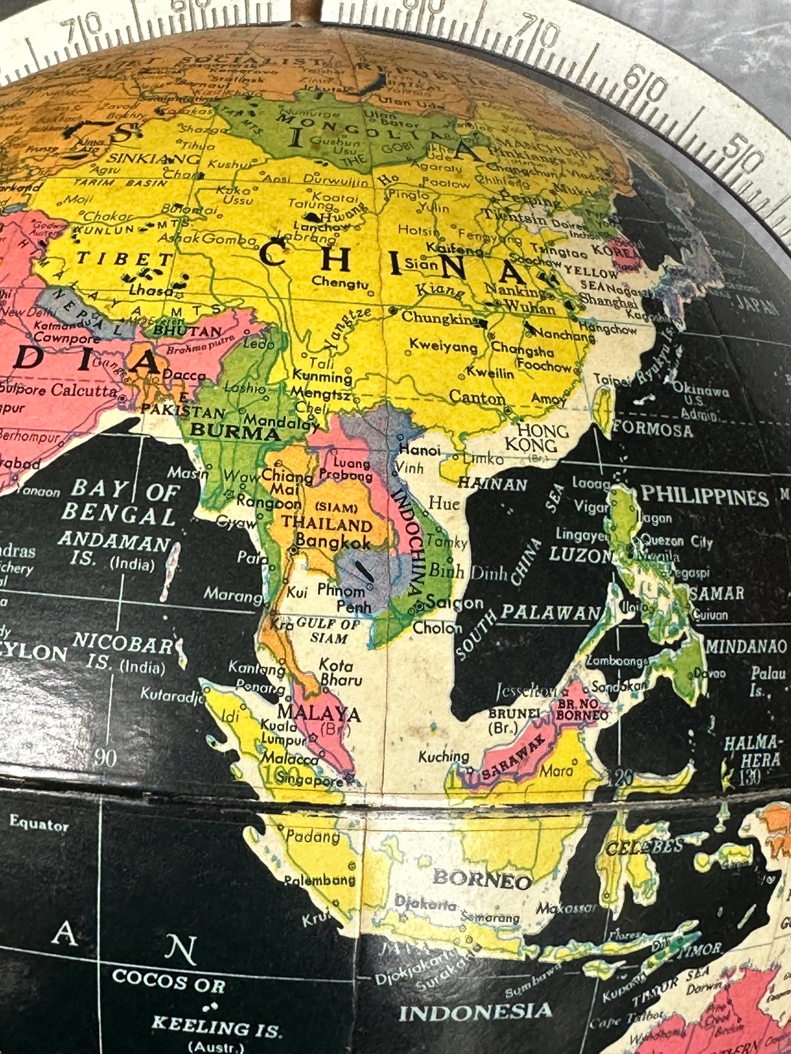 Replogle Black Ocean Starlight World Globe - 11
