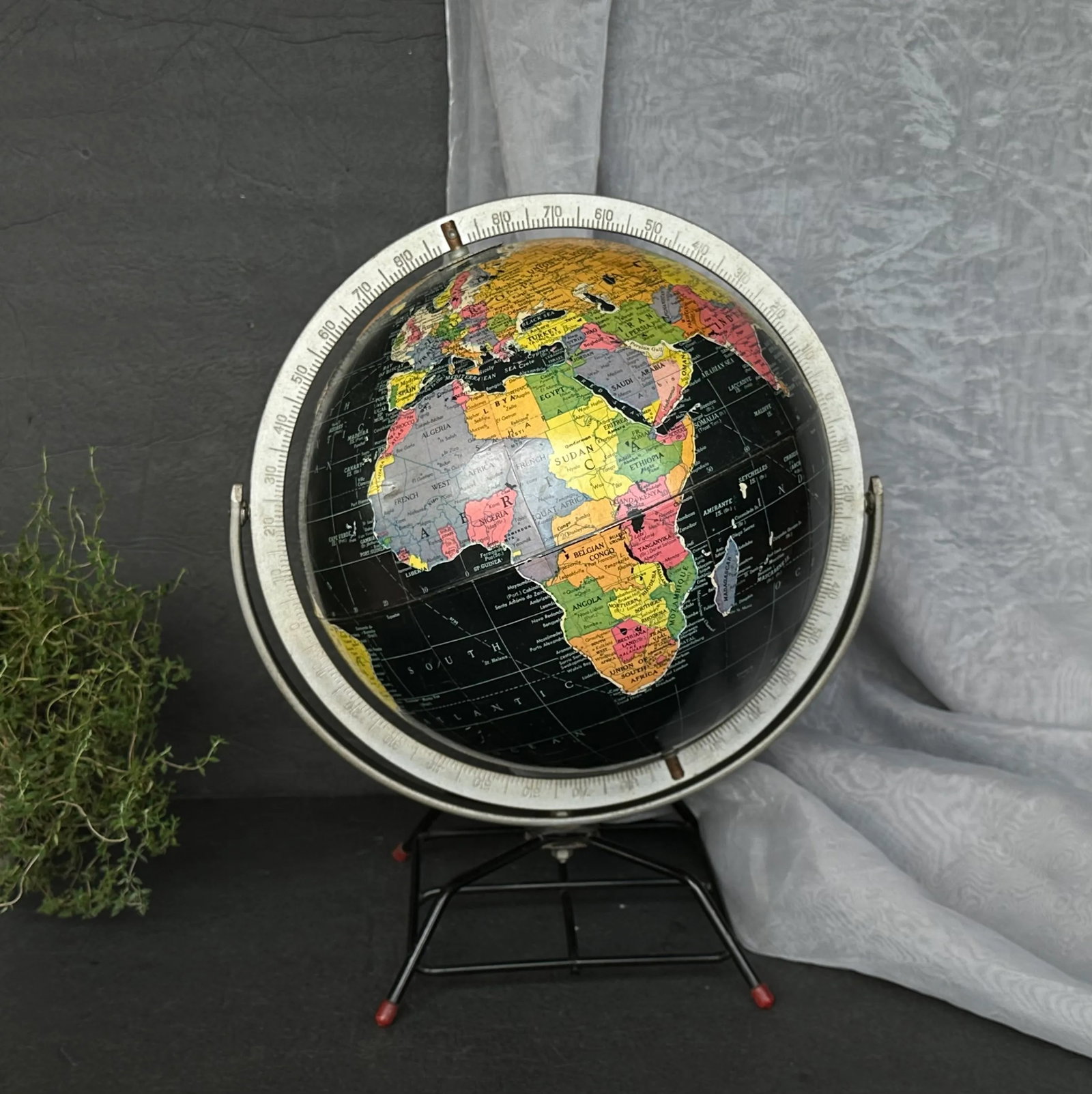 Replogle Black Ocean Starlight World Globe - 12