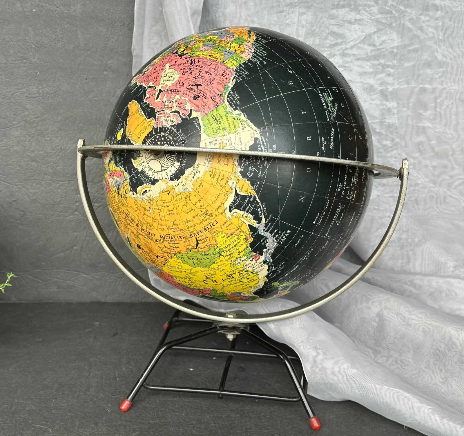 Replogle Black Ocean Starlight World Globe - 5