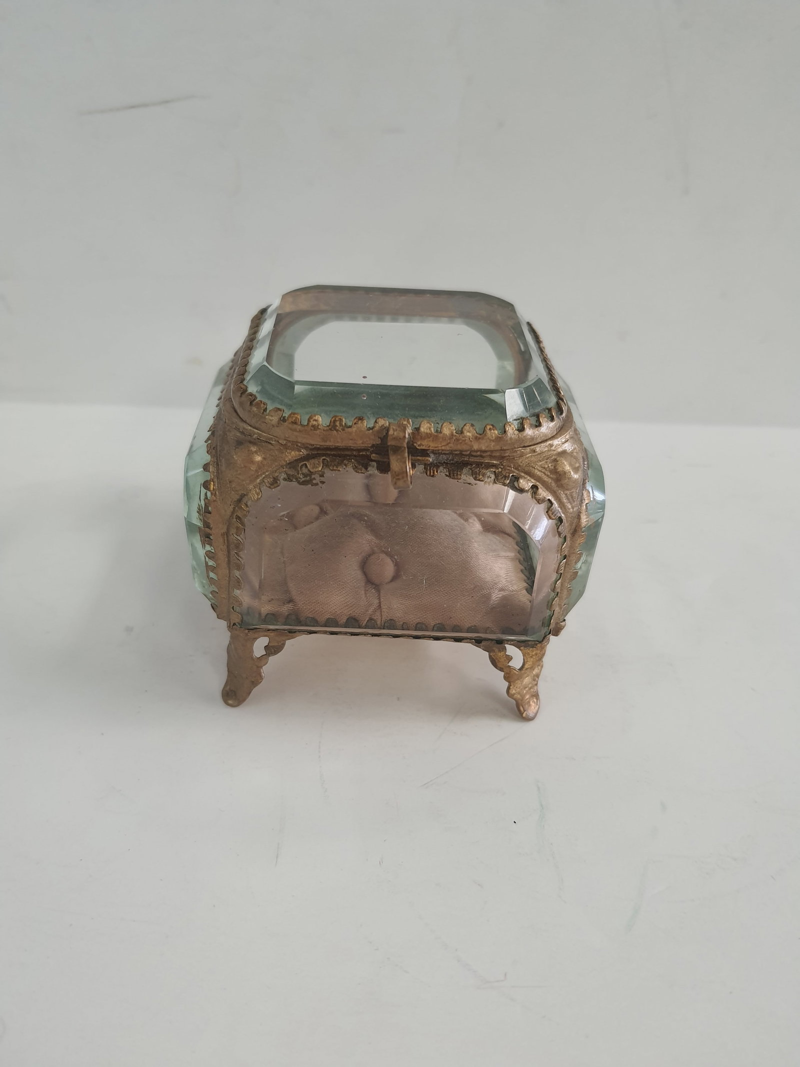 Antique French Trinket Box/Ormolu - 3
