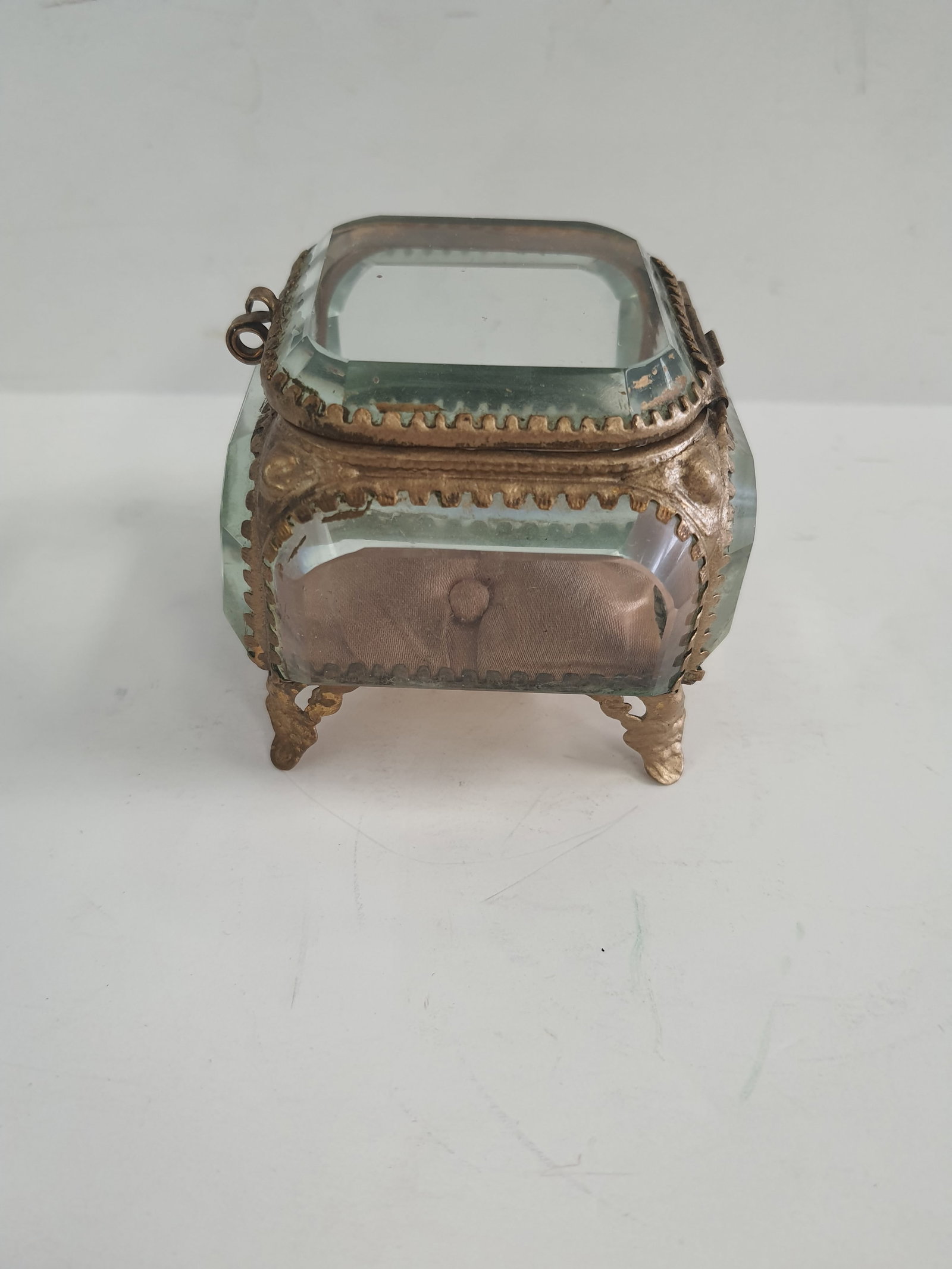 Antique French Trinket Box/Ormolu - 4