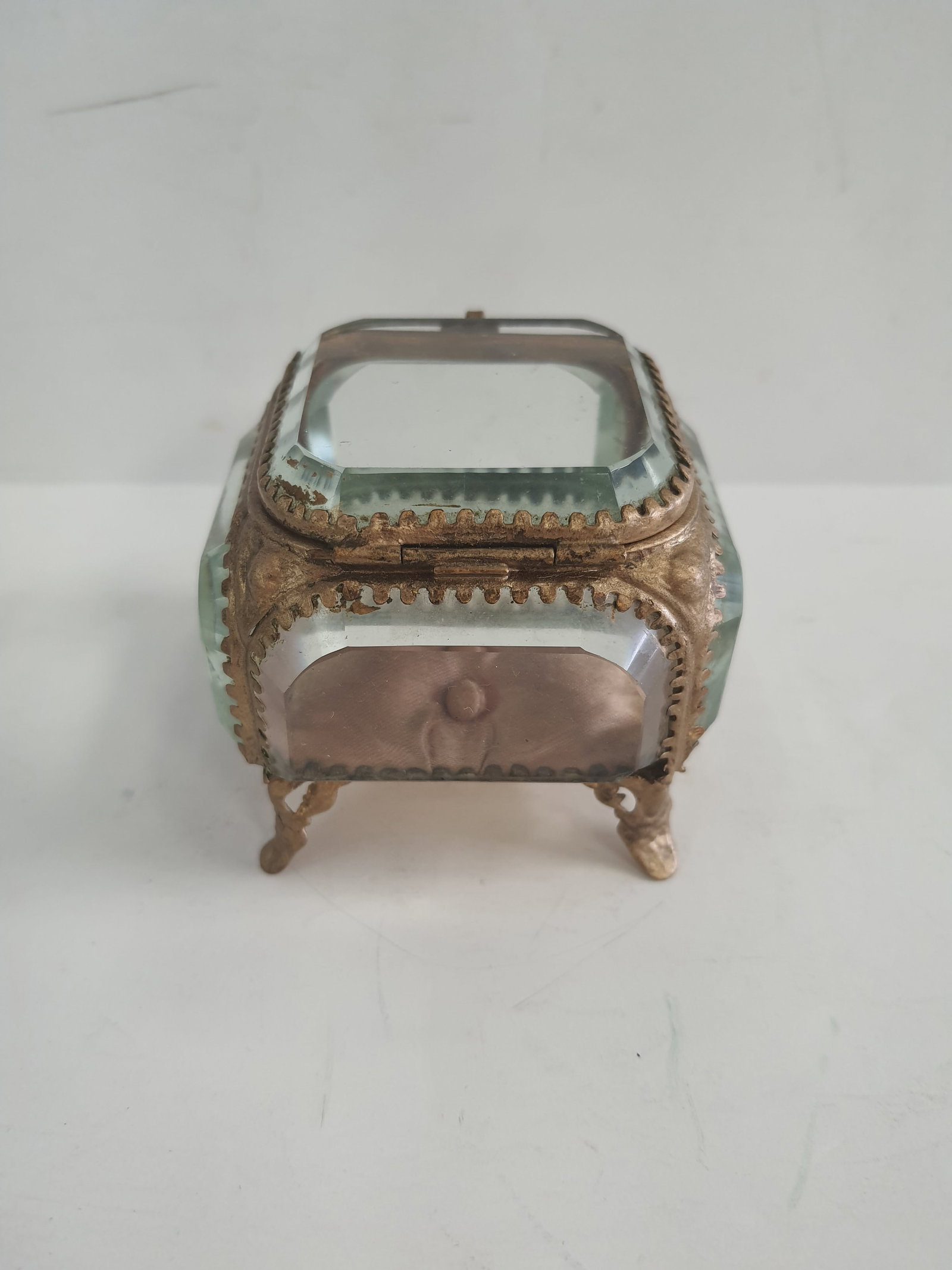 Antique French Trinket Box/Ormolu - 5