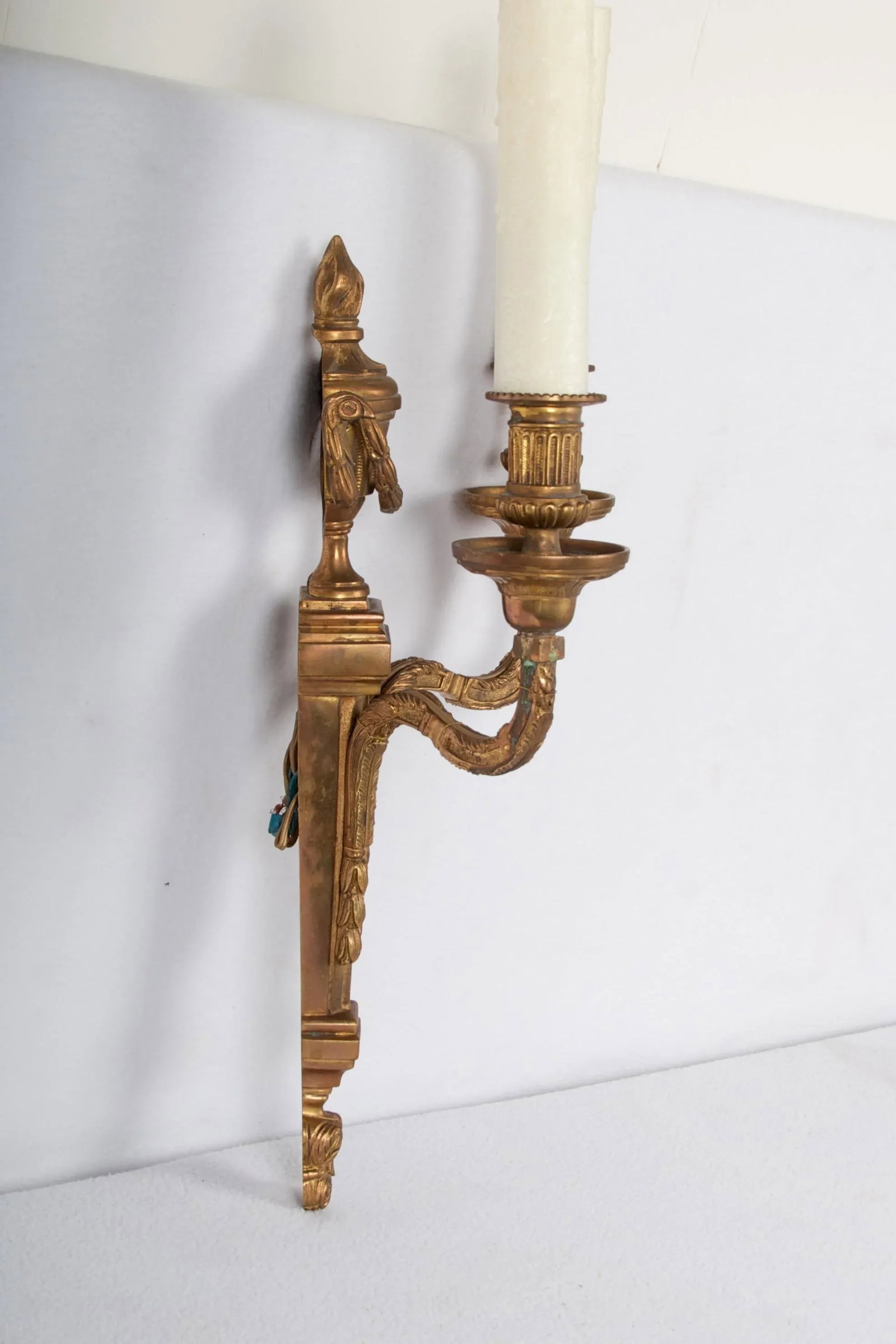 Patinated Bronze Two-Light Classical Sconce - 2