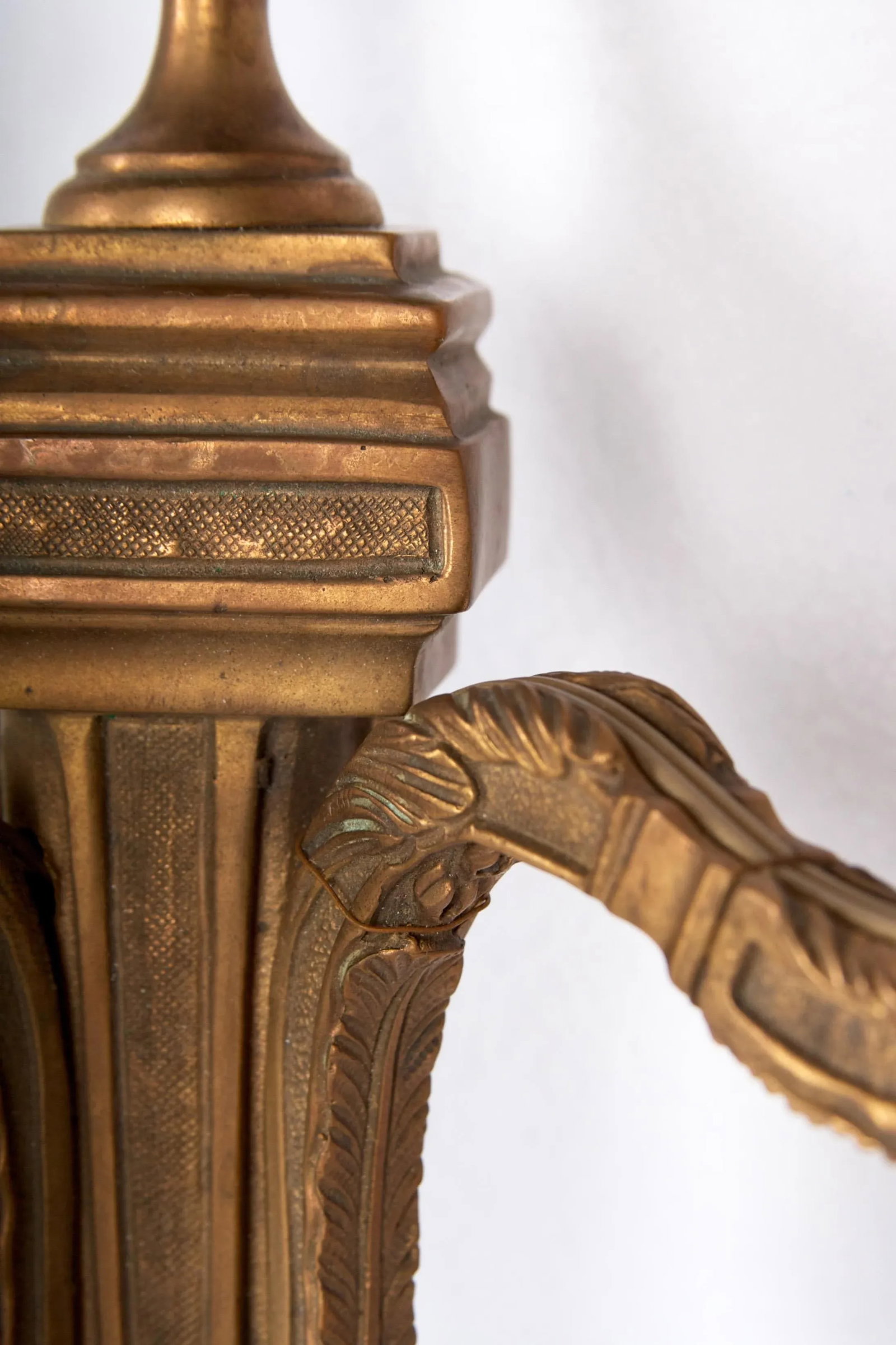 Patinated Bronze Two-Light Classical Sconce - 7