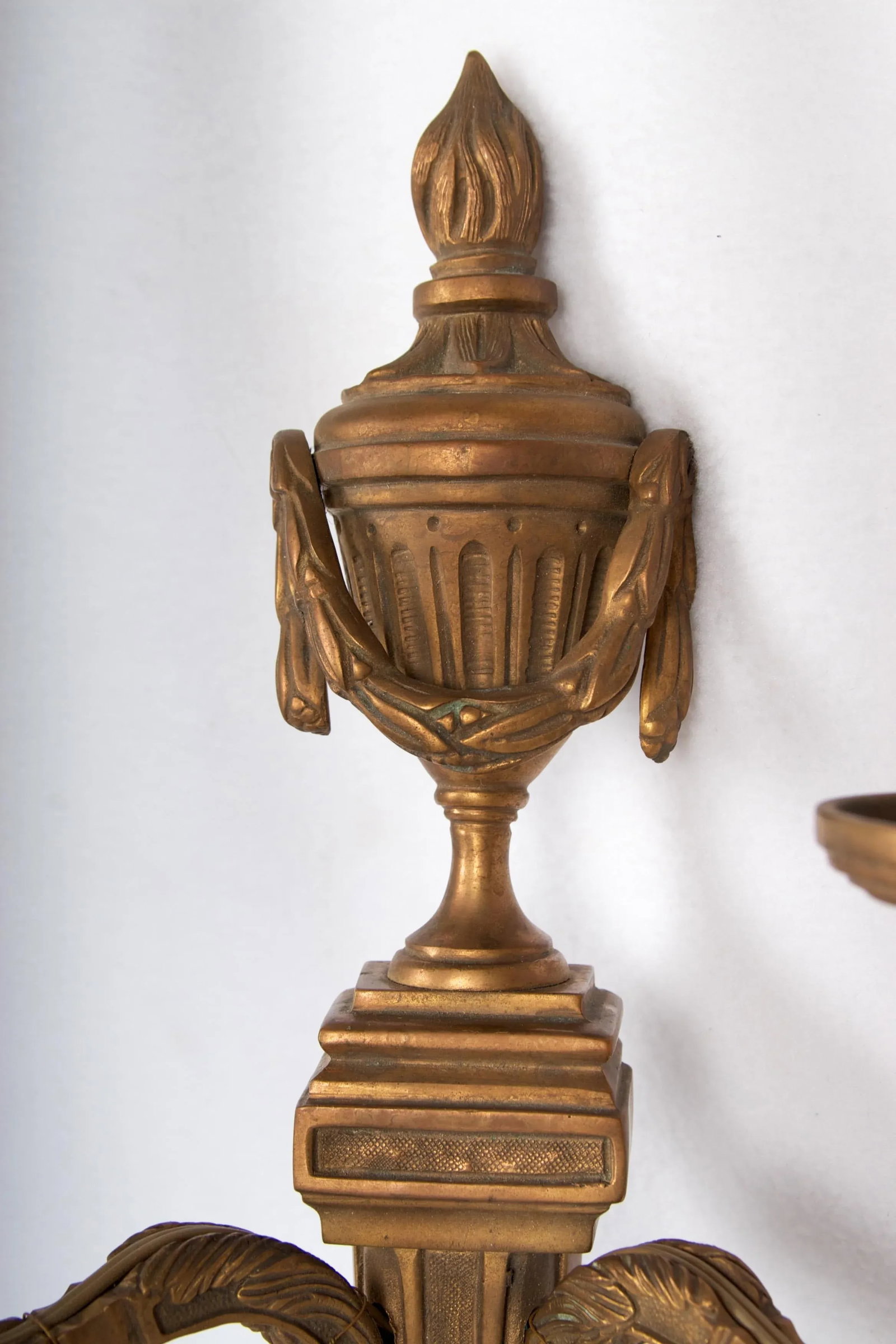 Patinated Bronze Two-Light Classical Sconce - 8