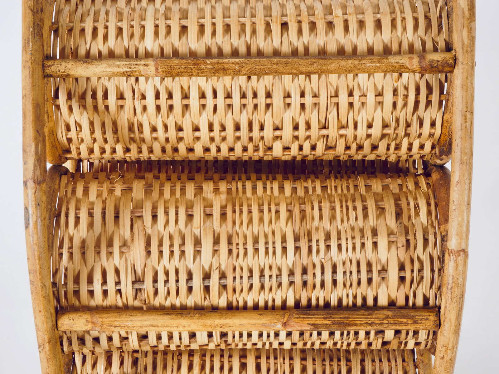 Mid 20th Century Rattan & Bamboo Wine Rack - 7