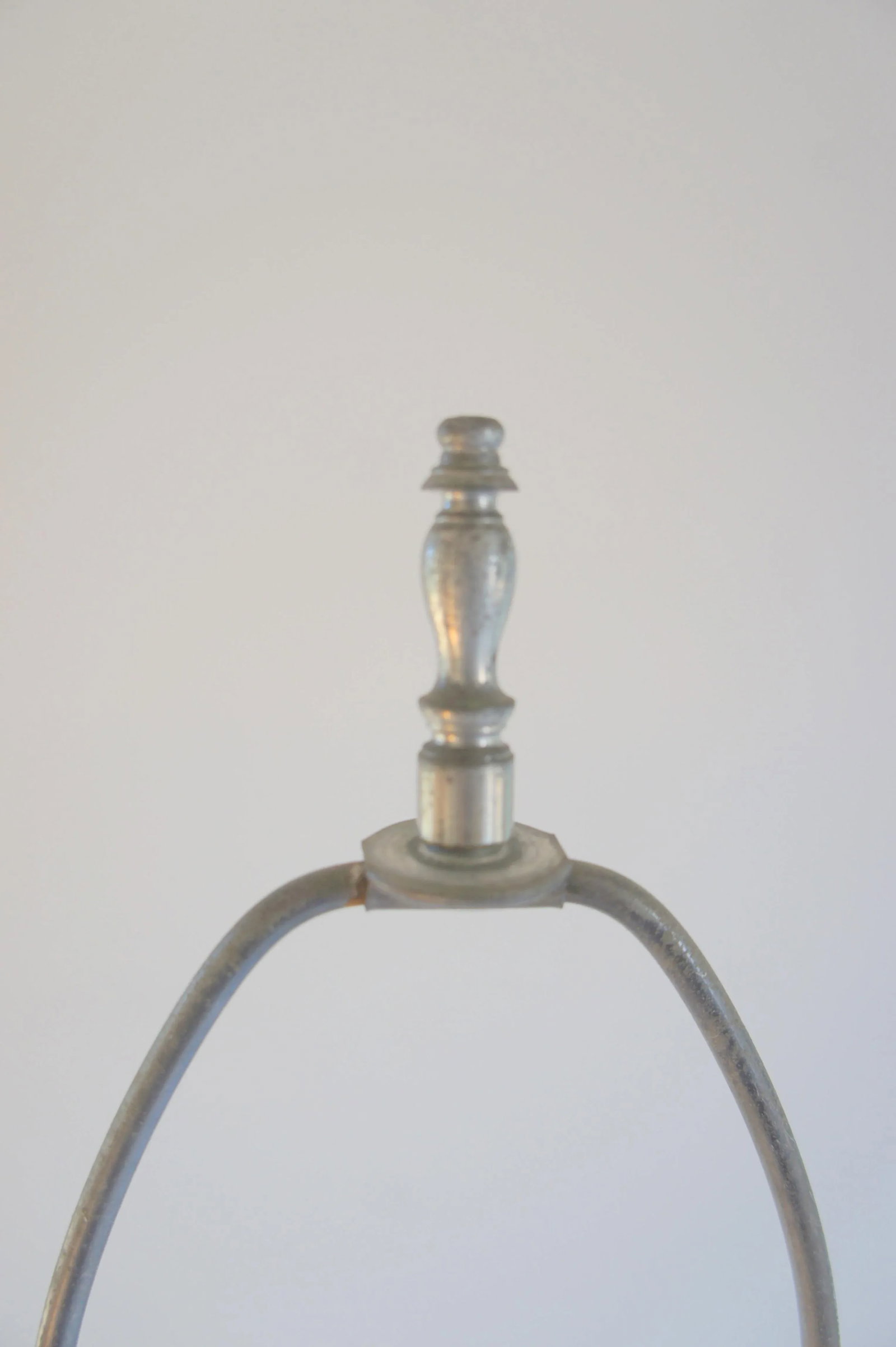 Warren Kessler Glass and Chrome Baluster Table Lamp - 4