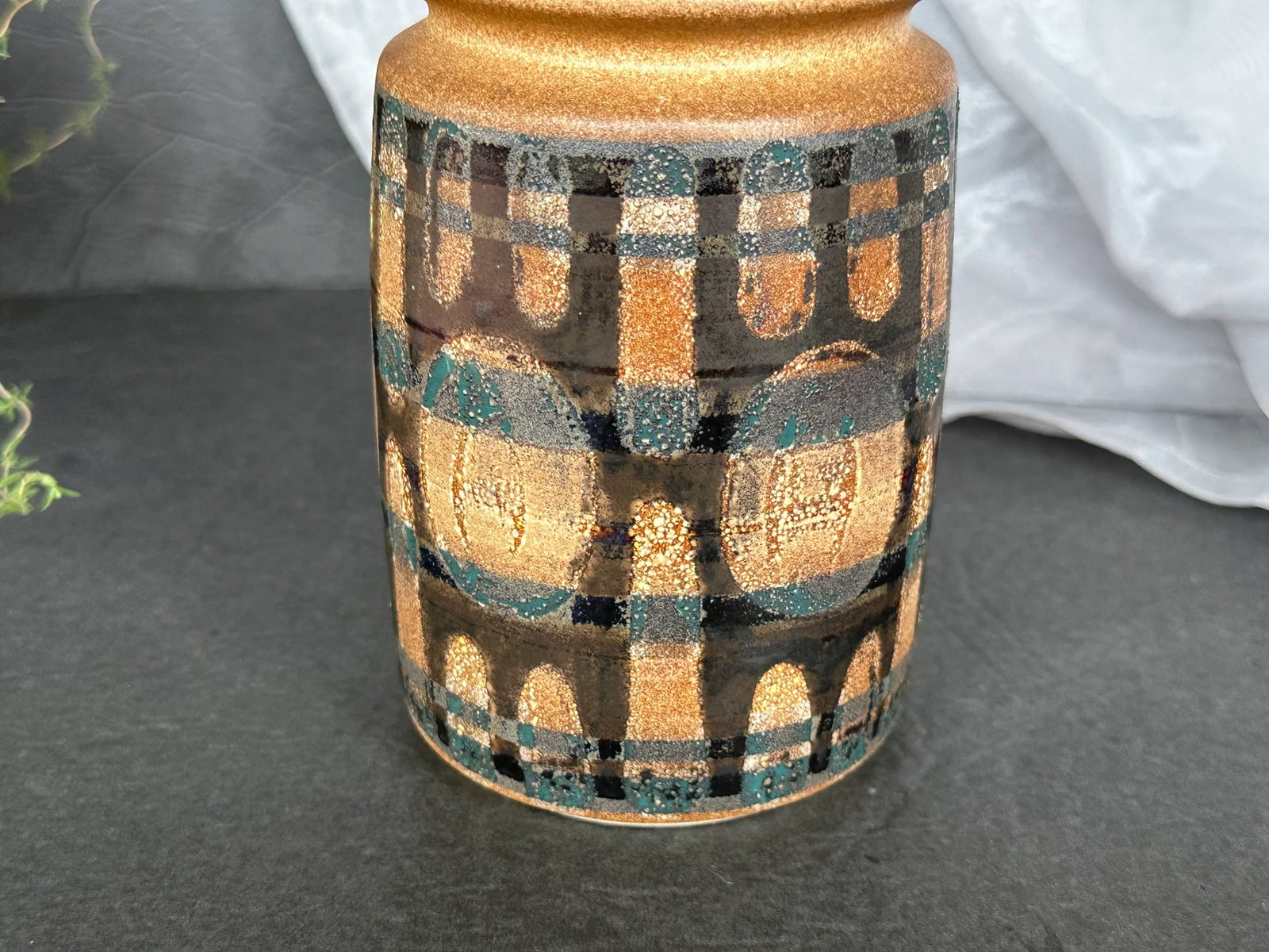 Lapid Israel Modern Studio Art Pottery Vase - 3