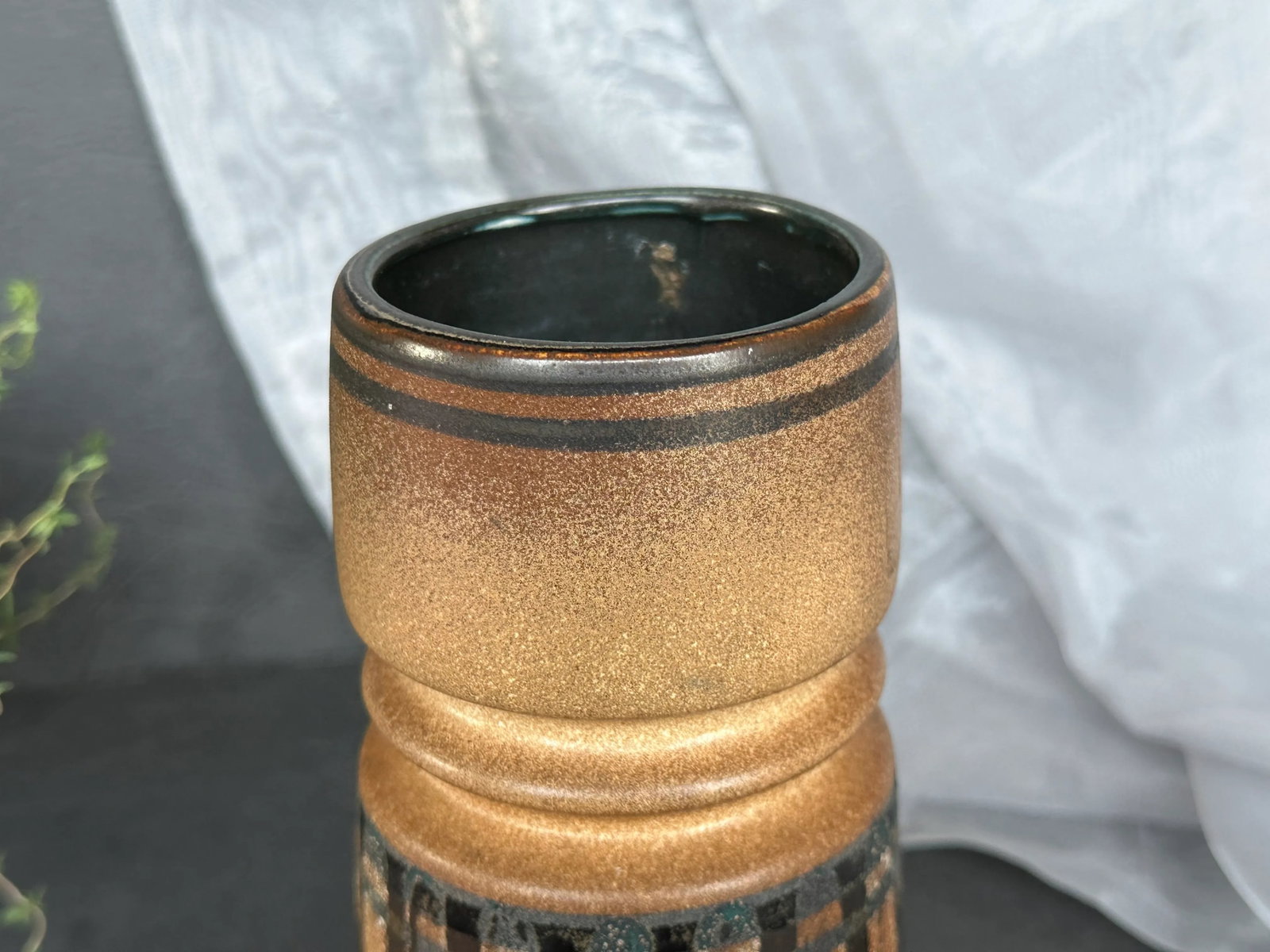 Lapid Israel Modern Studio Art Pottery Vase - 4