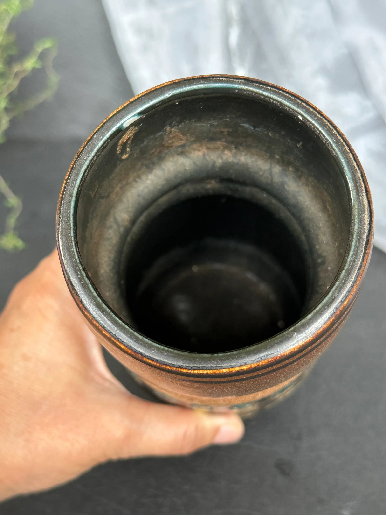 Lapid Israel Modern Studio Art Pottery Vase - 5