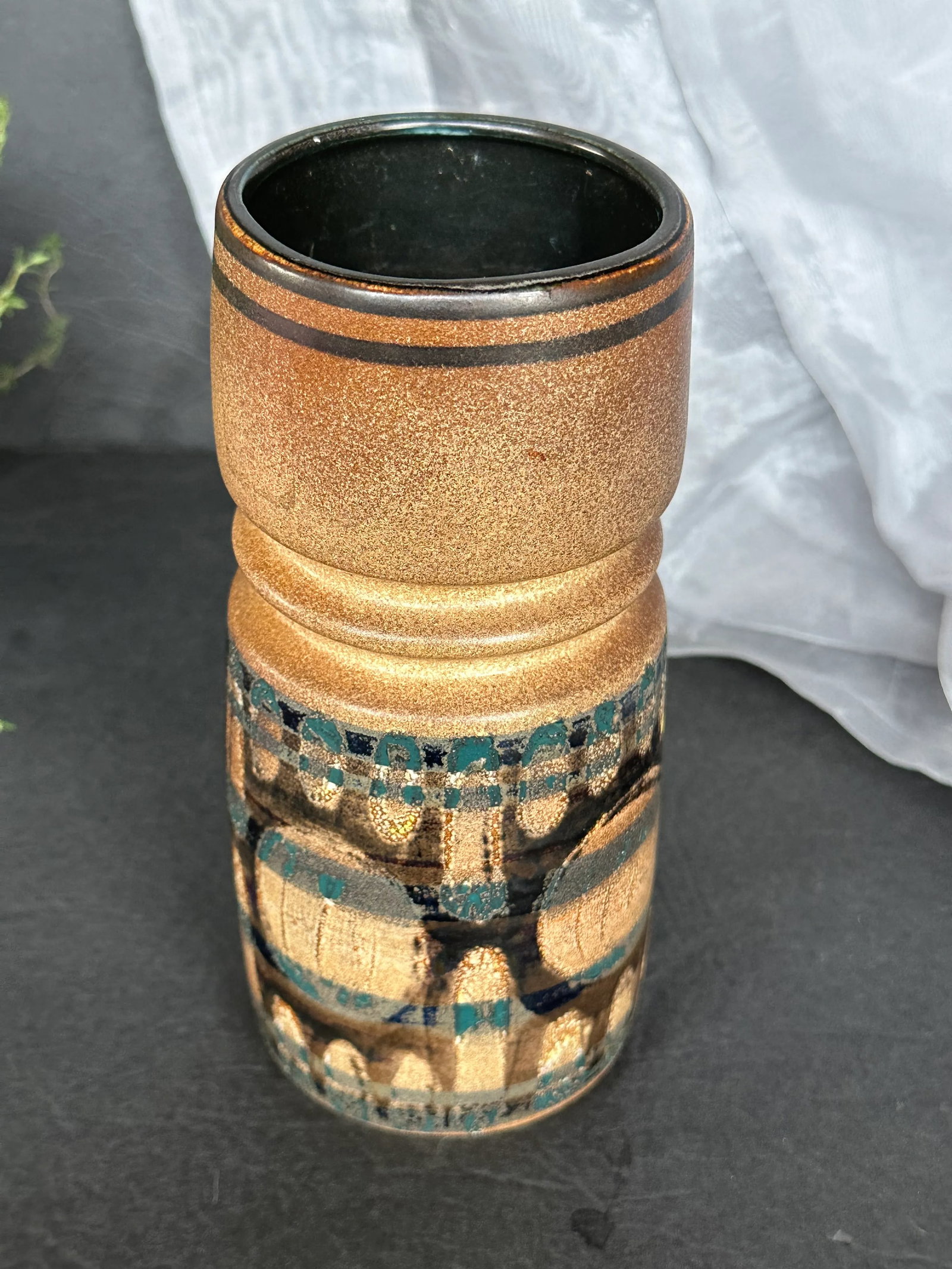 Lapid Israel Modern Studio Art Pottery Vase - 6