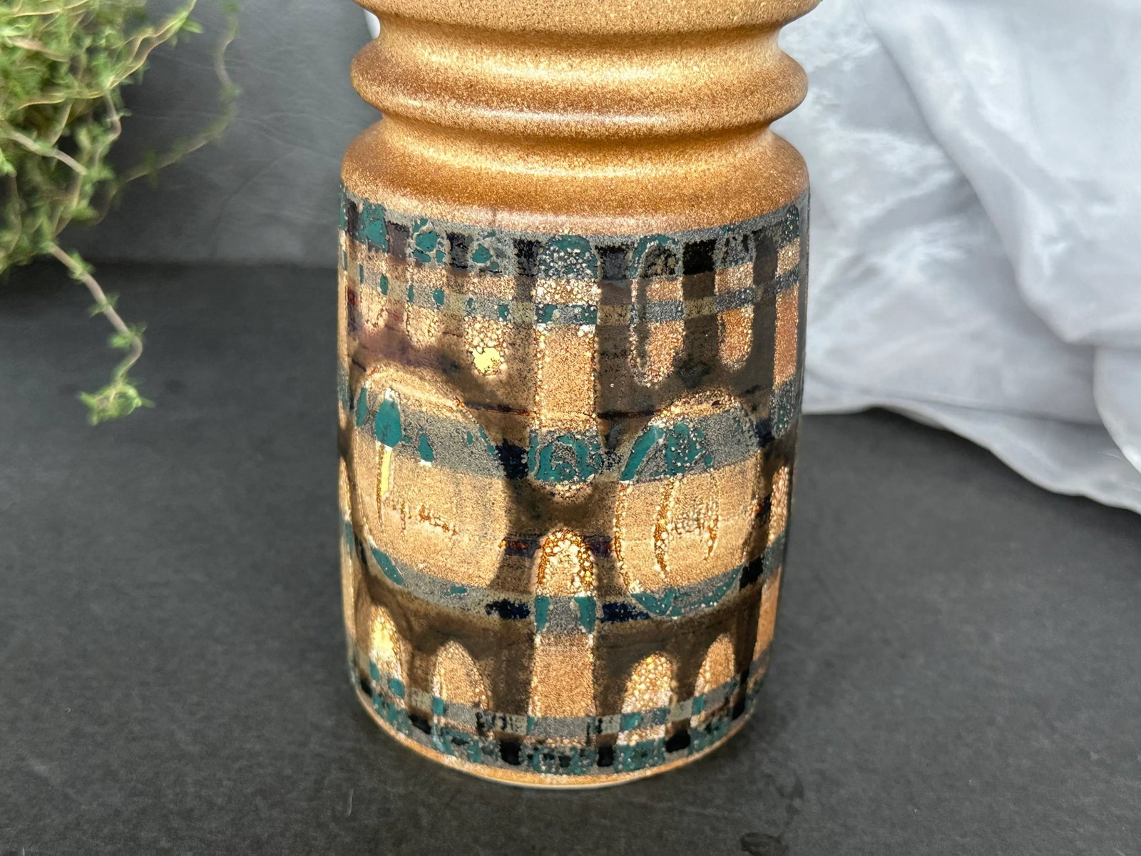 Lapid Israel Modern Studio Art Pottery Vase - 7