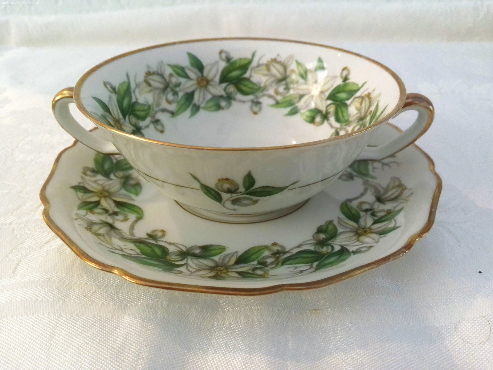 Mid-Century Hutschenreuther German Consume Bowls, Set of 8 - 2