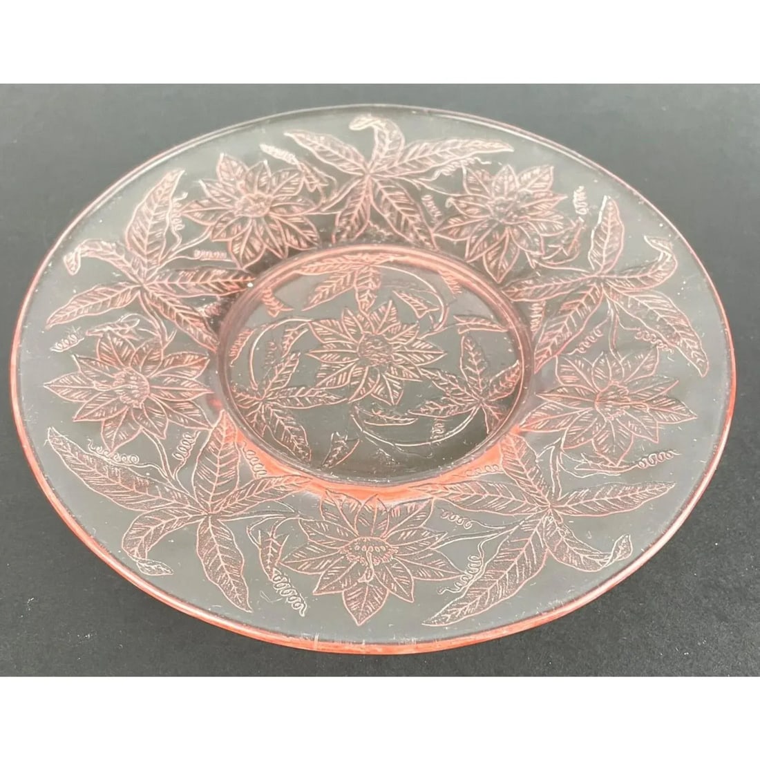 Vintage Pink Depression Glass Dinnerware, Srvc. For 4 - 3