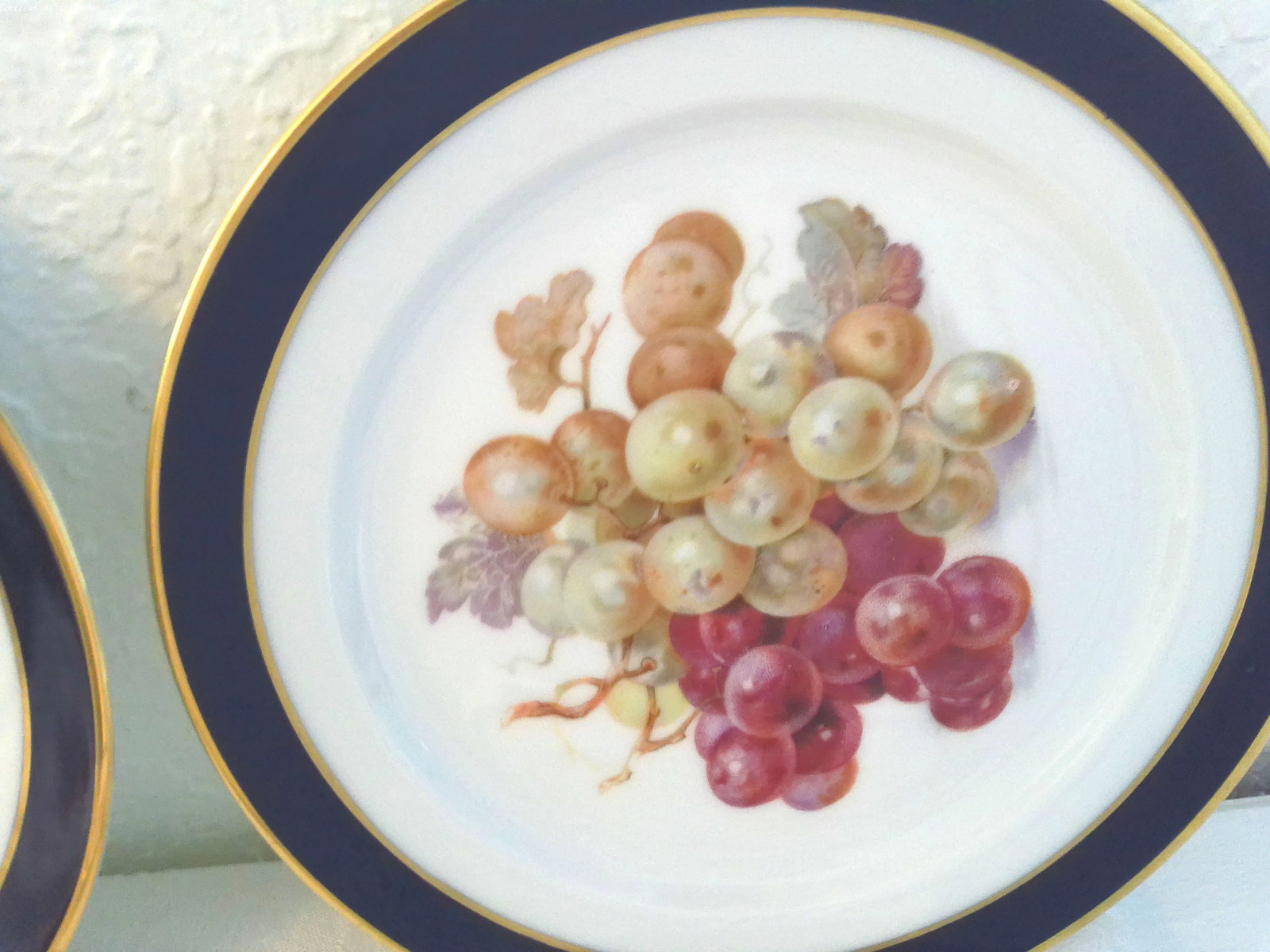 1970s Heinrich Germany Fruit Motif Dessert/Display Plates, Set of 6 - 7