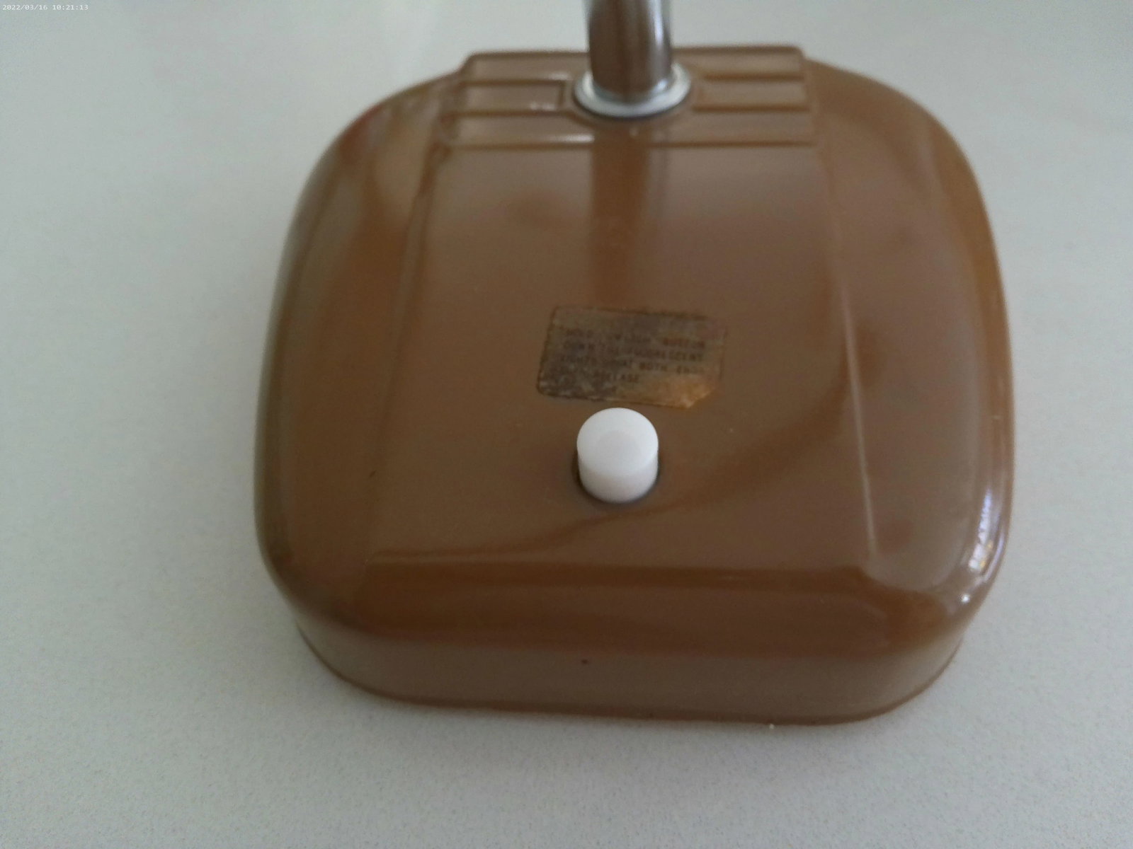Mid-Century Brown Airplane Desk Lamp - 6