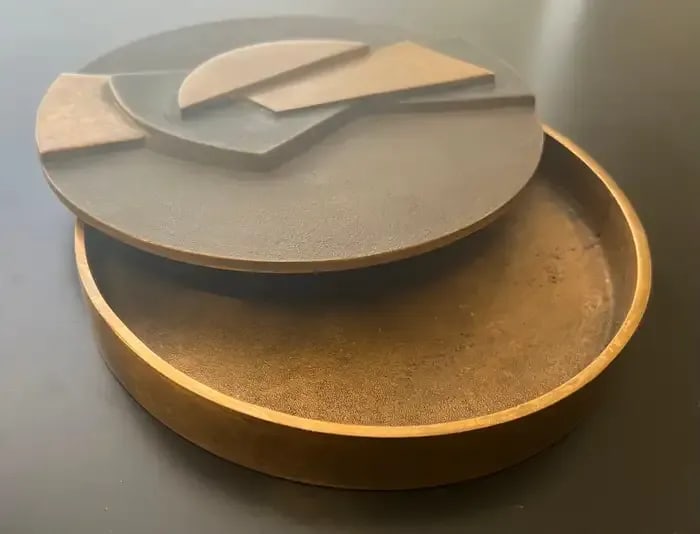Esa Fedrigolli Sculptural Bronze 1980s Italian Box - 3