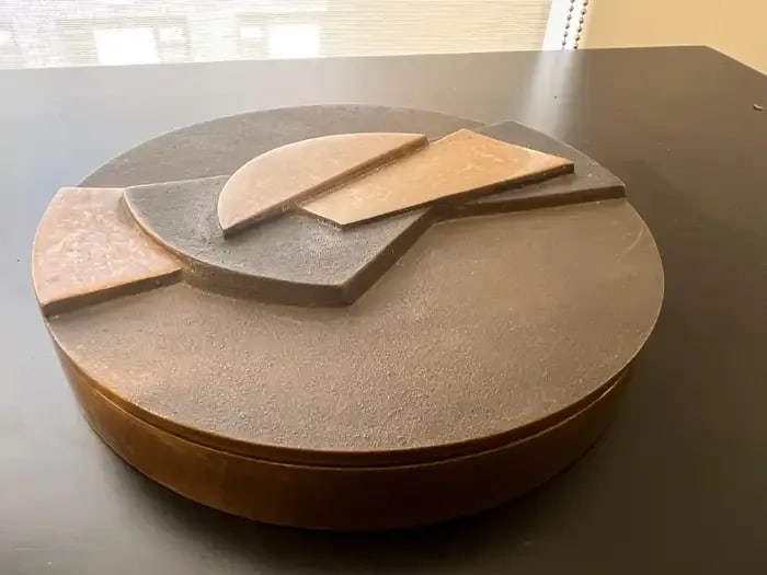 Esa Fedrigolli Sculptural Bronze 1980s Italian Box - 8