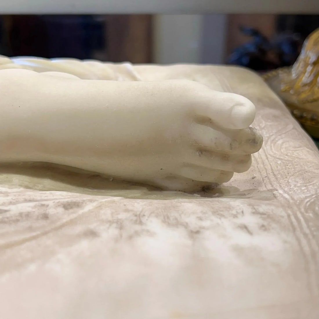 Pauline Bonaparte as Venus Victrix Marble Sculpture After Antonio Canova - 11