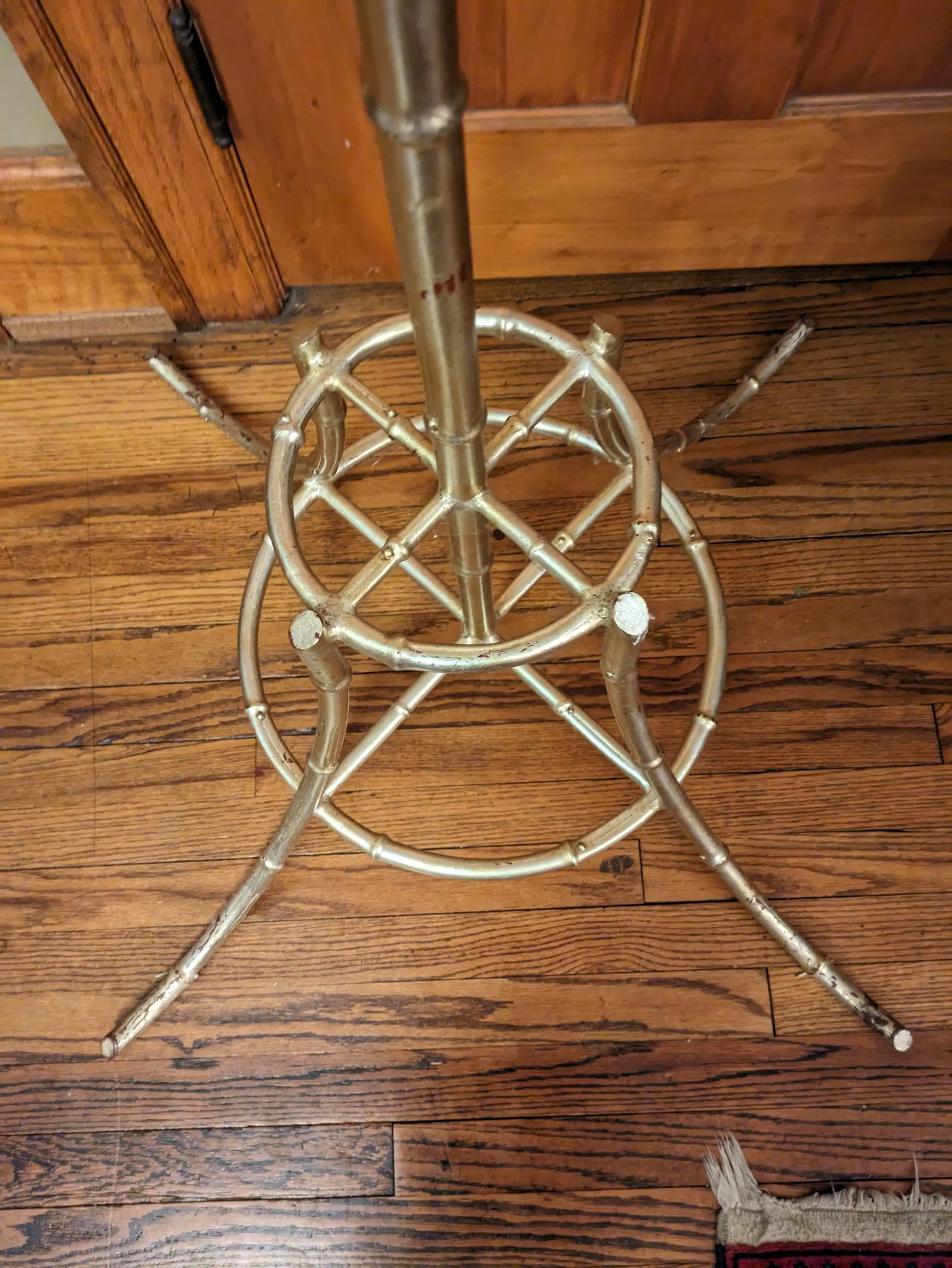 Mid 20th Century Vintage Silverleaf Bamboo Style Clothing Rack Store Display - 5