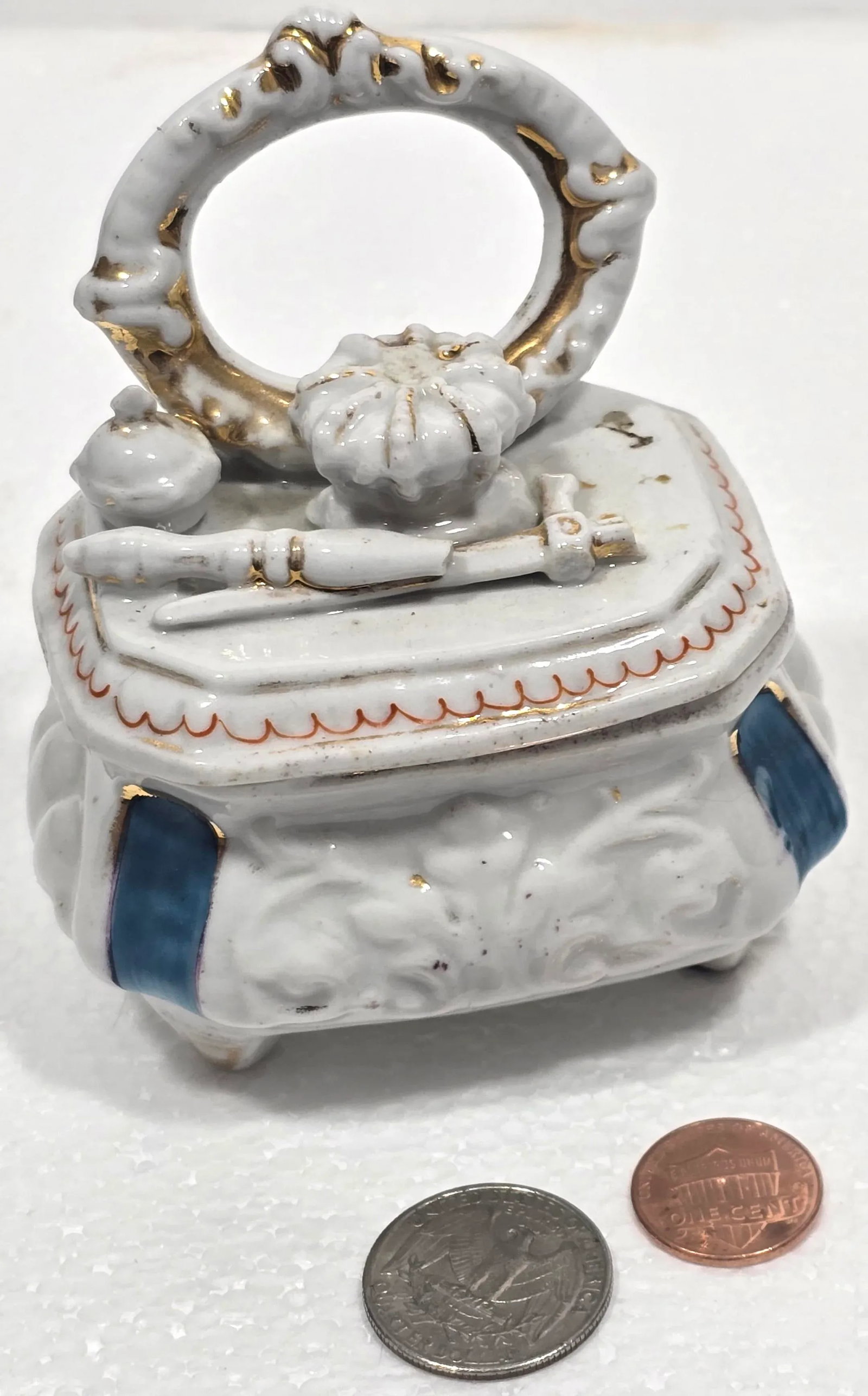 Mid 19th Century Victorian Conta & Boehme German Porcelain Fairing Boxes - Set of 15 - 11