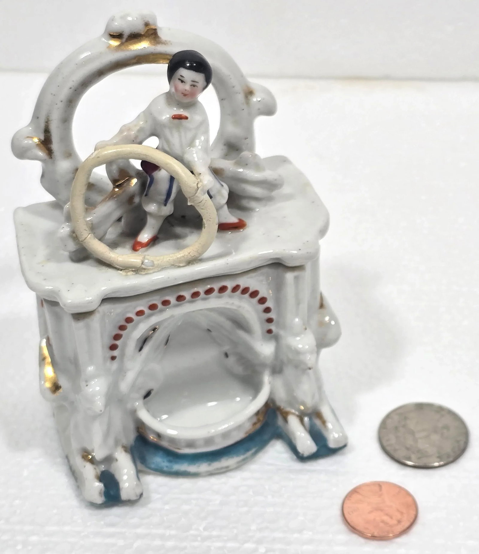 Mid 19th Century Victorian Conta & Boehme German Porcelain Fairing Boxes - Set of 15 - 3