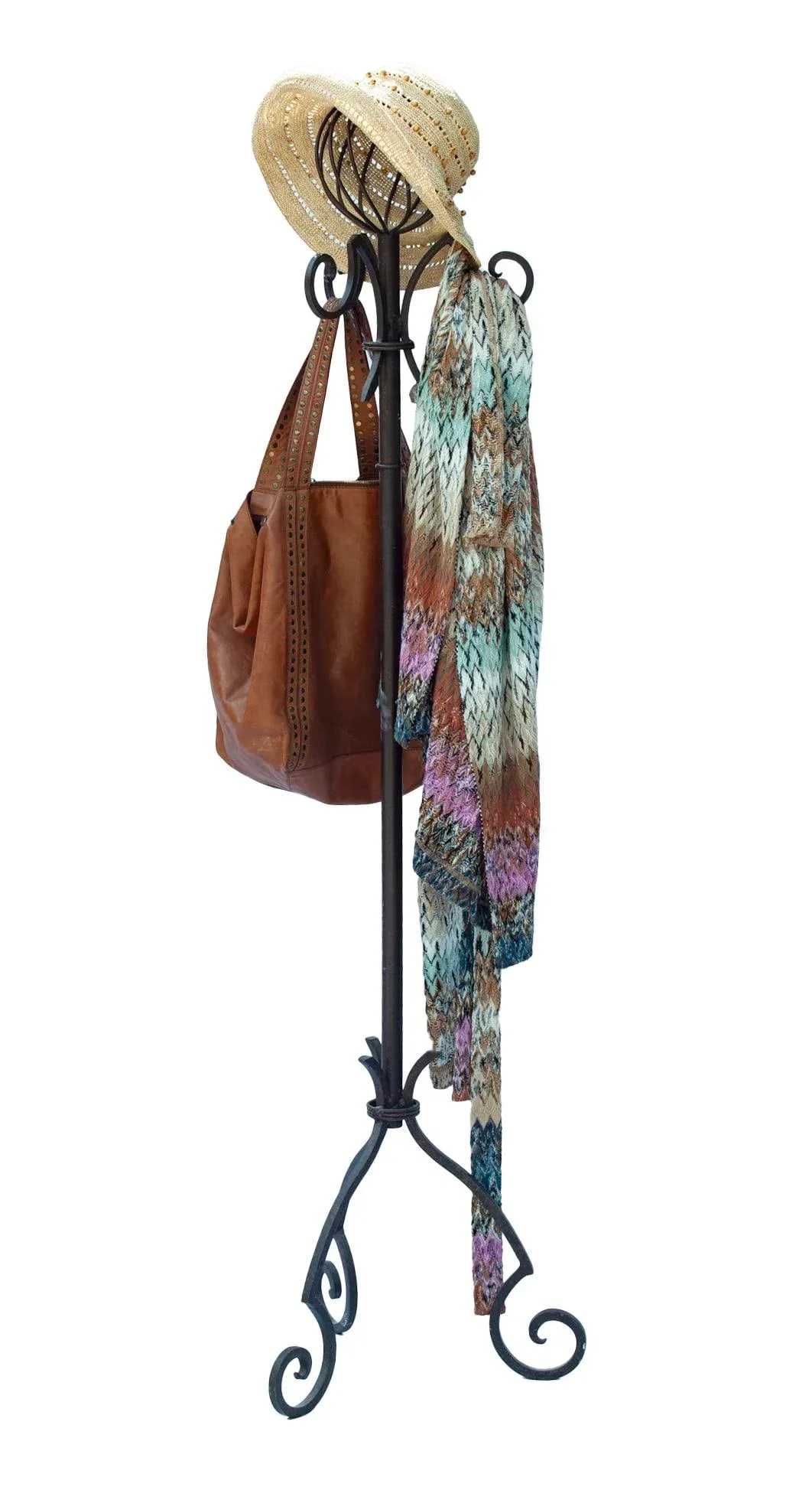 Late 20th Century Wrought Iron Hat & Coat Rack - 2