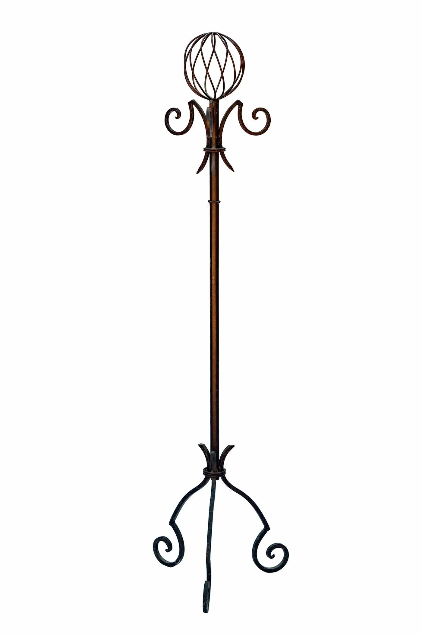 Late 20th Century Wrought Iron Hat & Coat Rack - 3