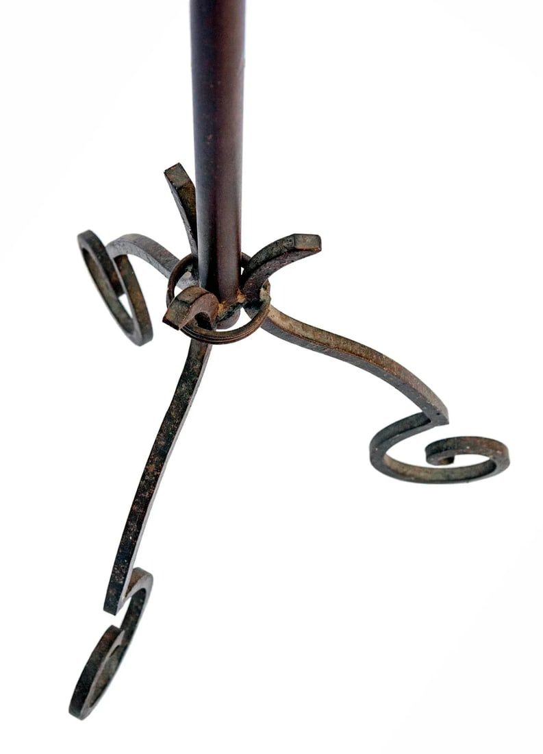 Late 20th Century Wrought Iron Hat & Coat Rack - 8