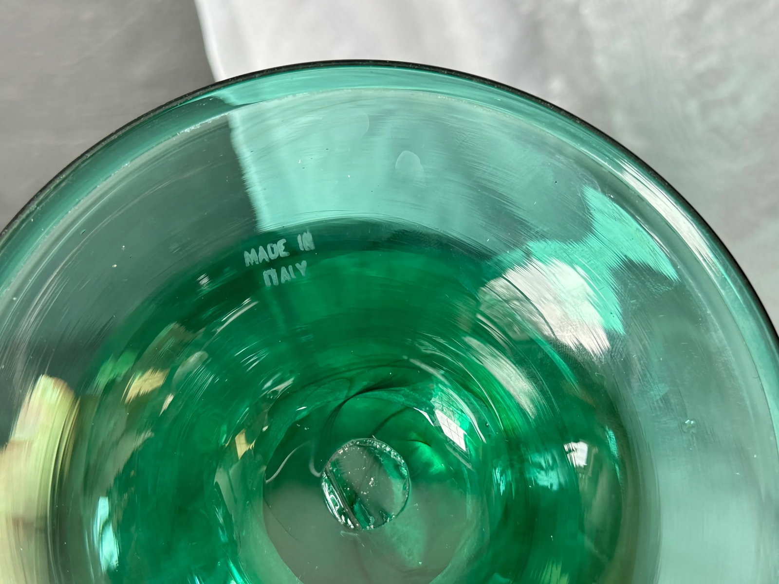 Hand Blown Italian Art Glass Vase - 10