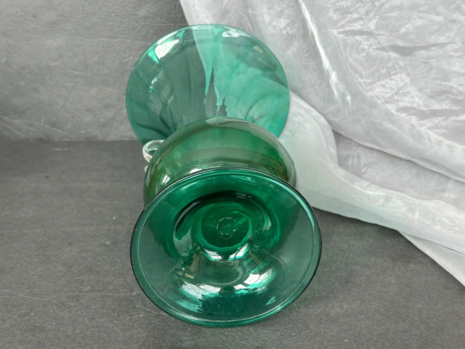 Hand Blown Italian Art Glass Vase - 9