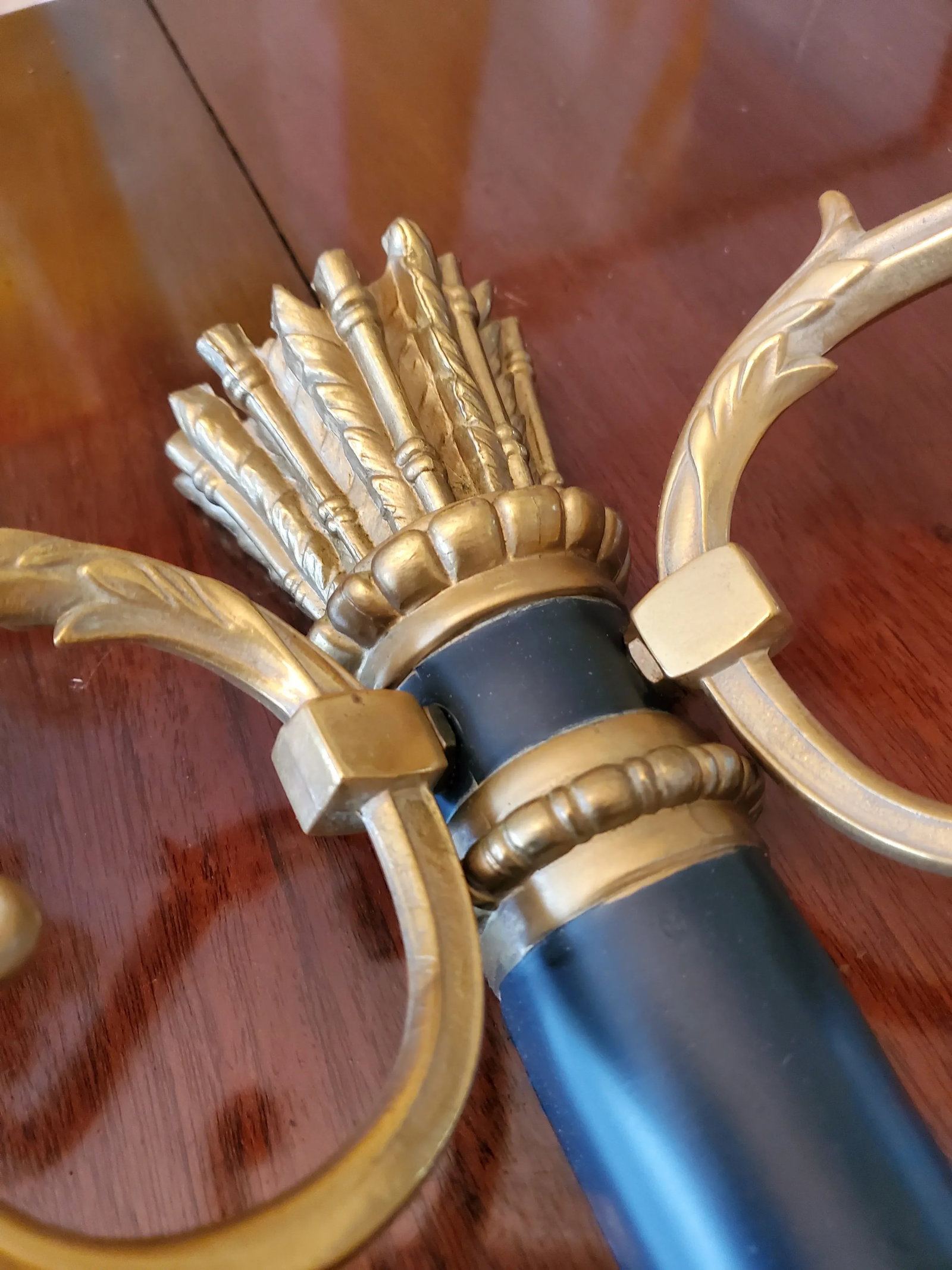 Vintage Mid-Century Hollywood Quiver Sconces - a Pair - 6