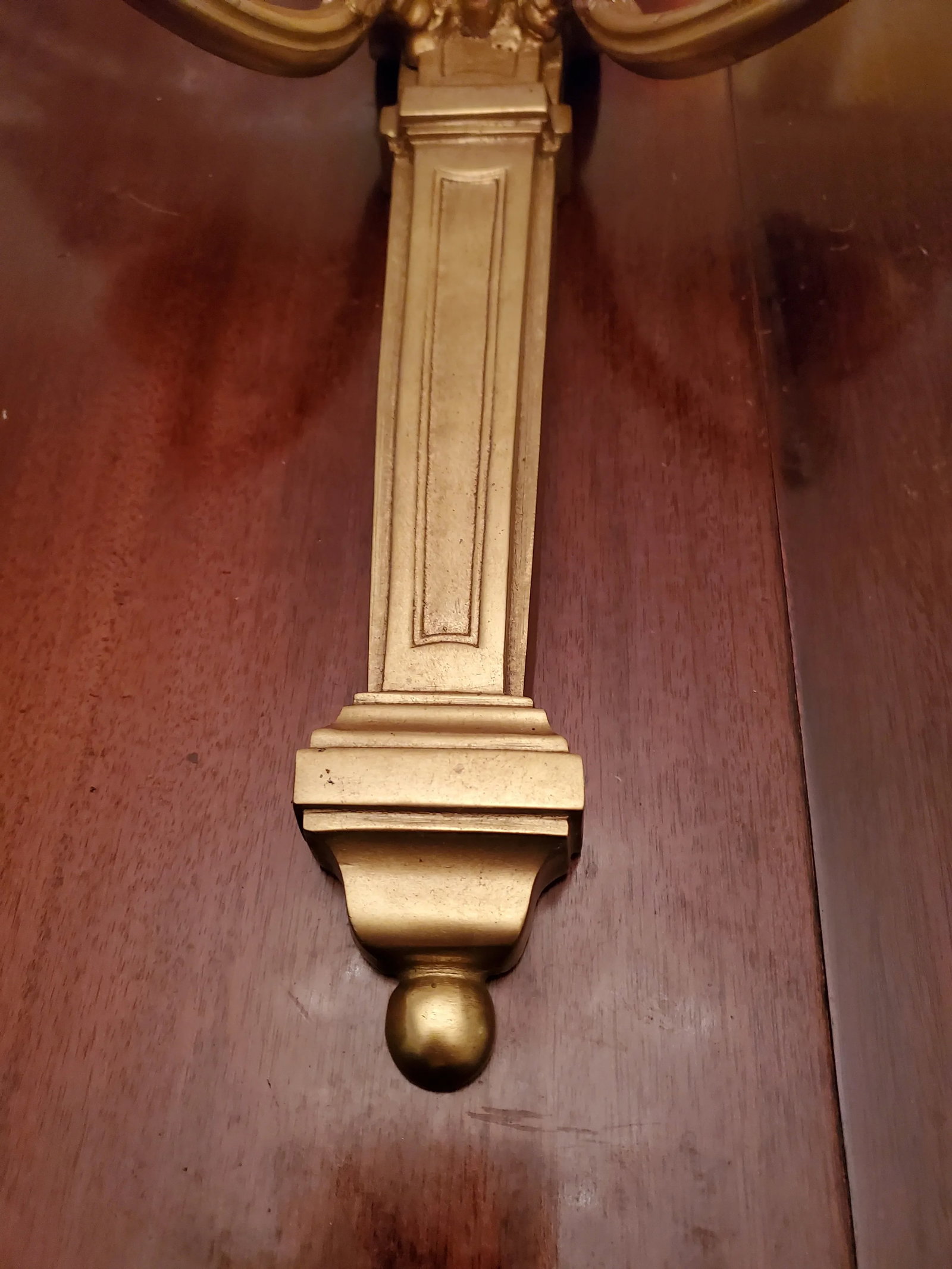 Vintage E F Caldwell Style Classic Modern Bronze Sconces - a Pair - 4