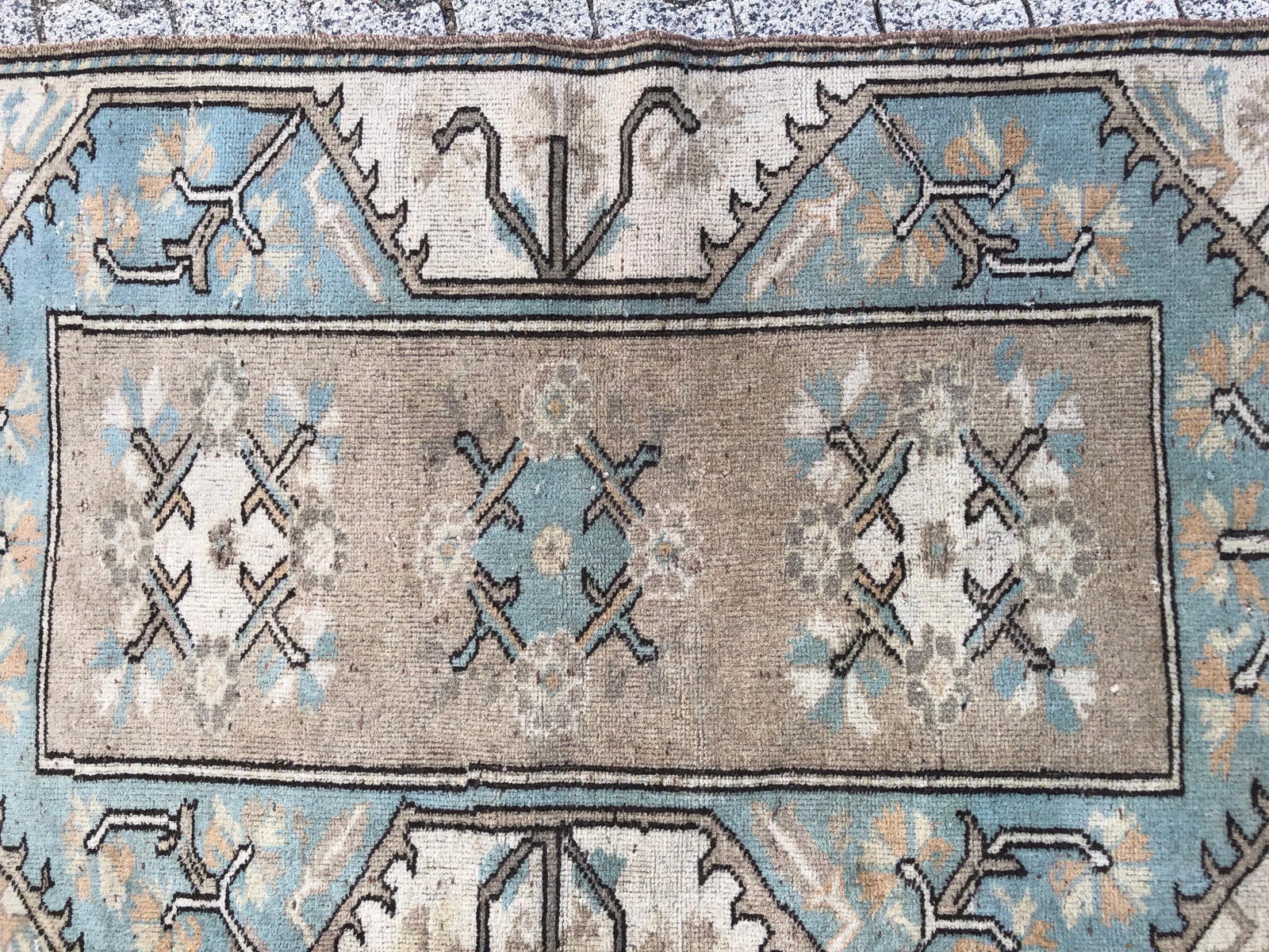 1970s Vintage Small Turkish Tribal Handmade Rug - 2'7'' * 3'11'' - 5
