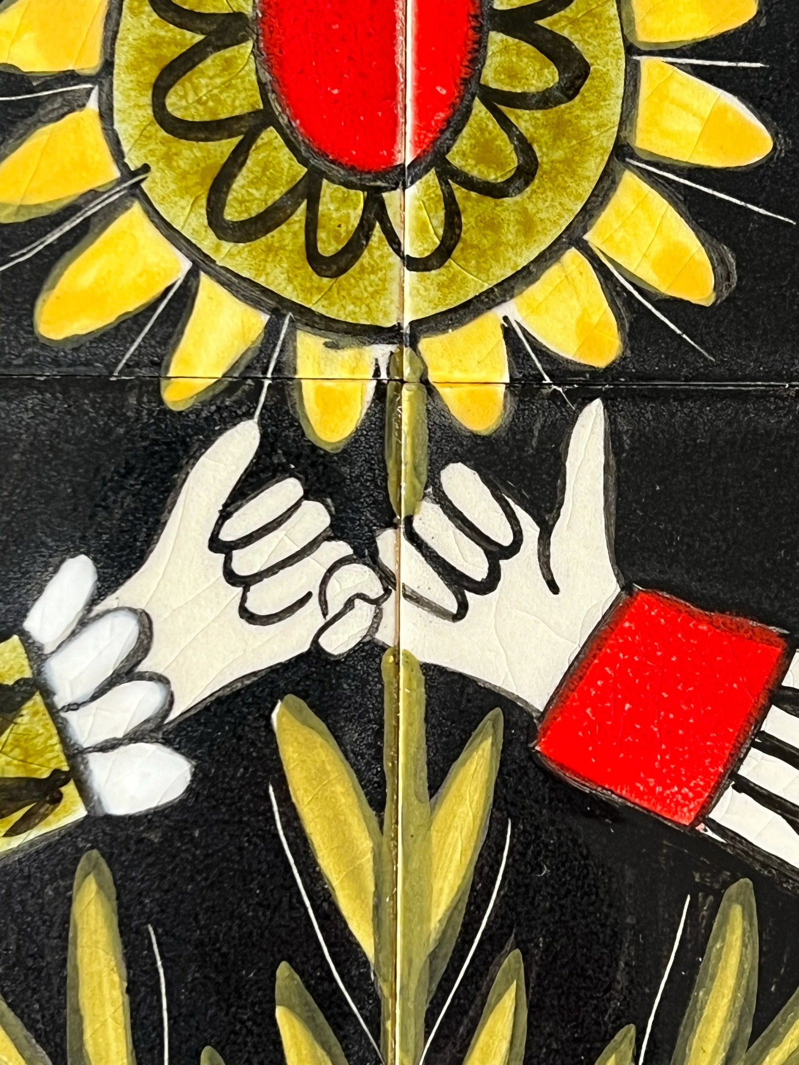 Mid Century French Ceramic Tile Art by Dodik Jegou - 3