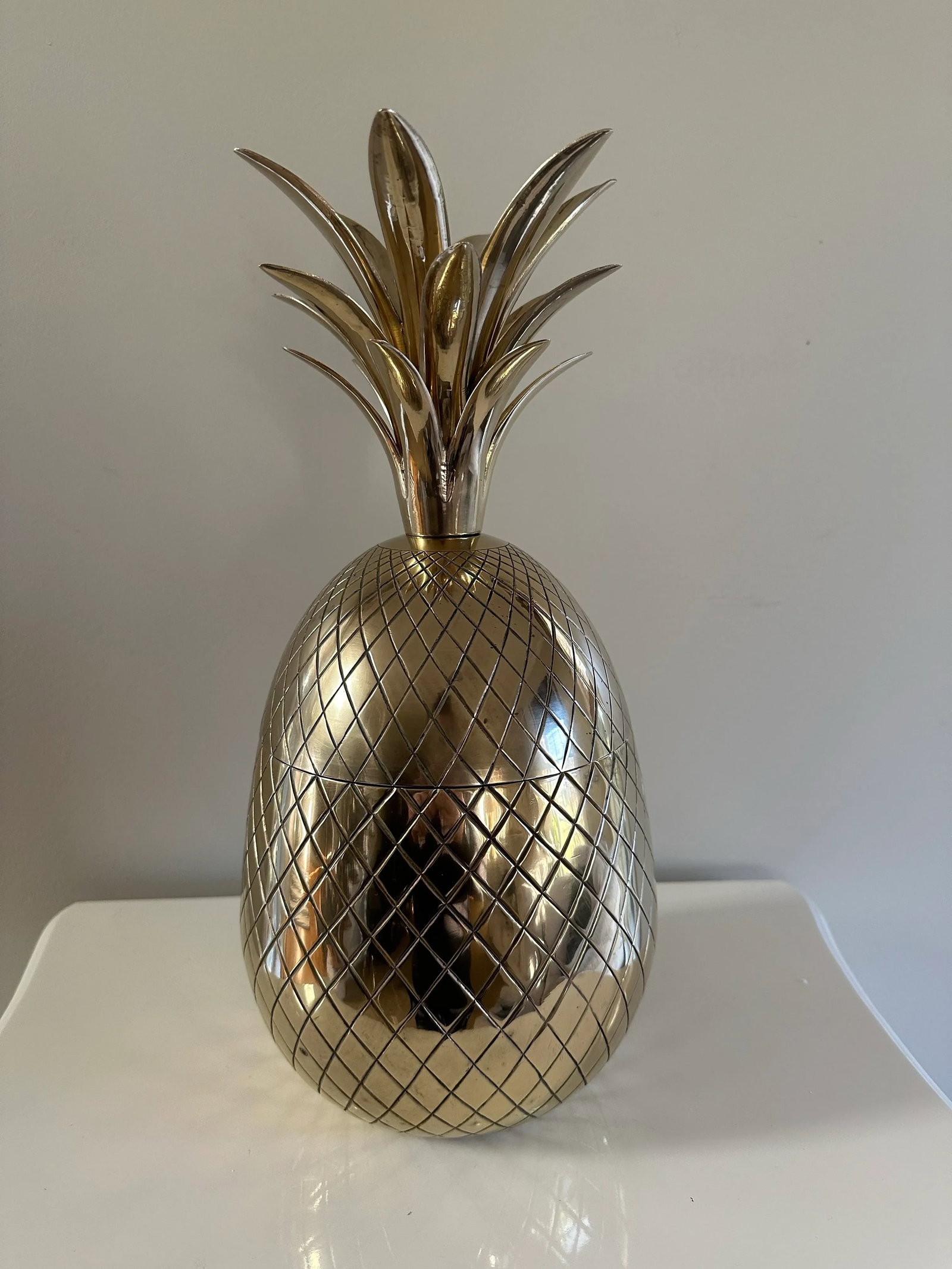 Extra Large Vintage Brass Pineapple - 2