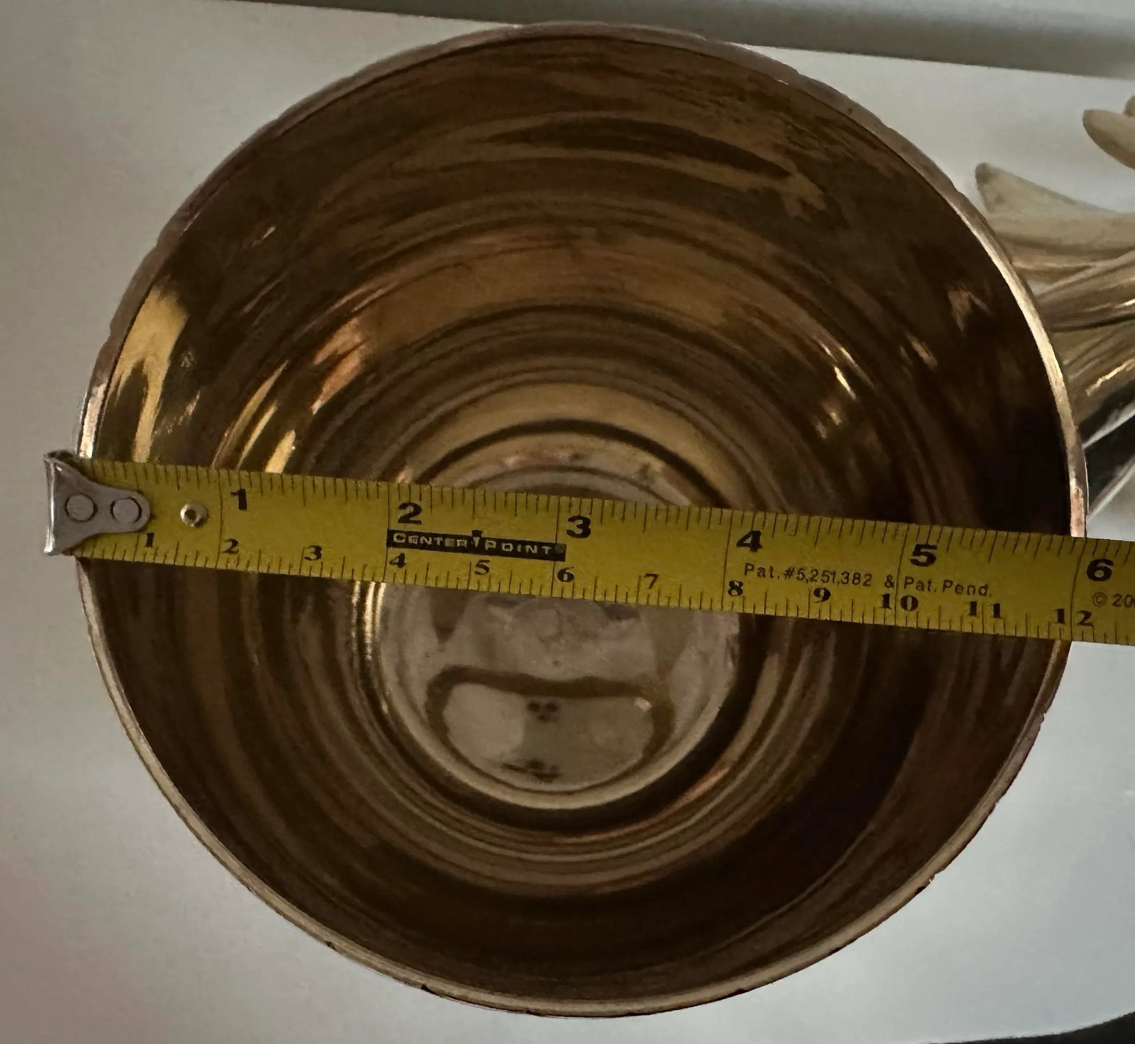Extra Large Vintage Brass Pineapple - 9