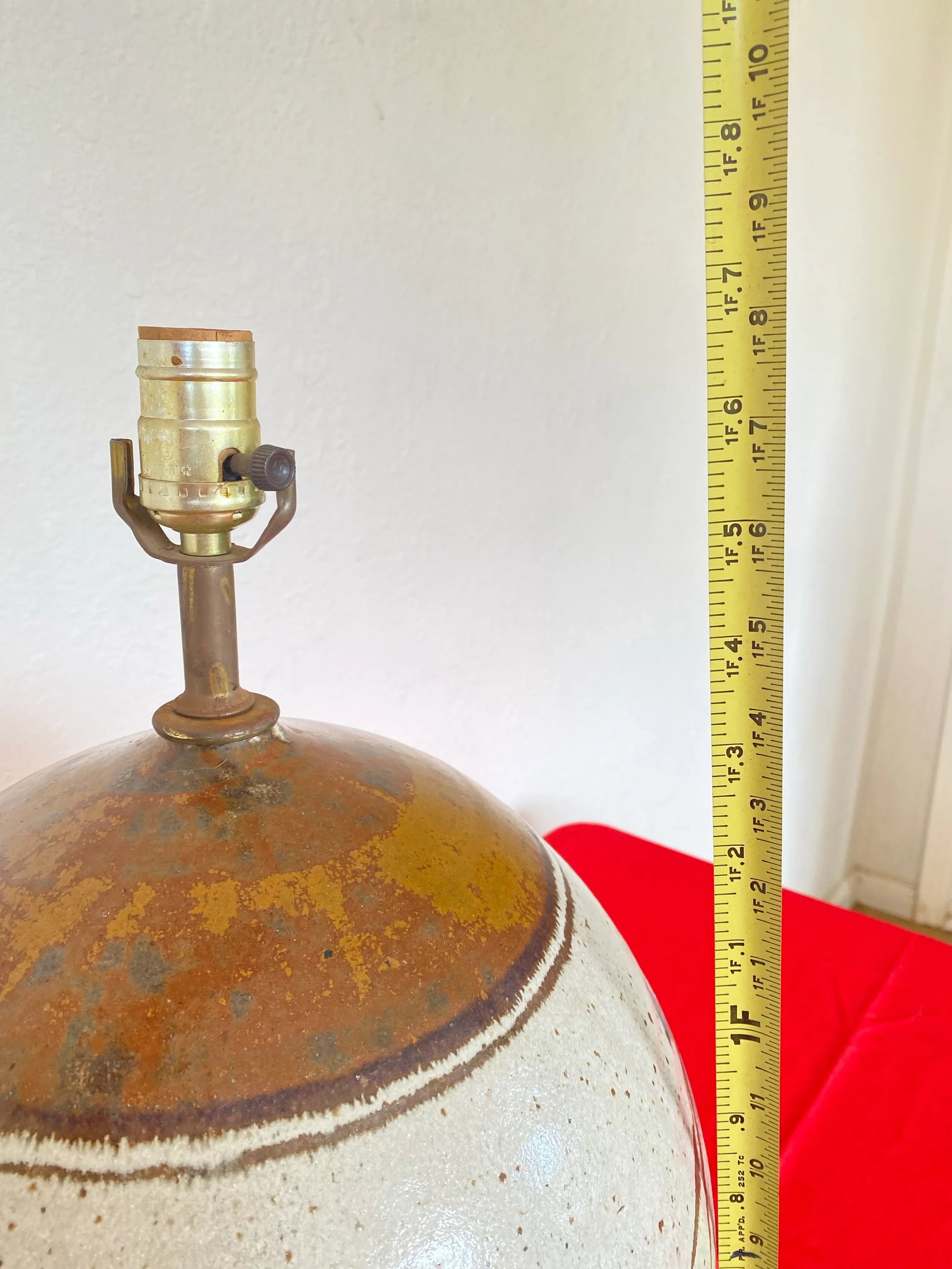 Stoneware Table Lamp by California Ceramic Company, 1970s, Usa - 12