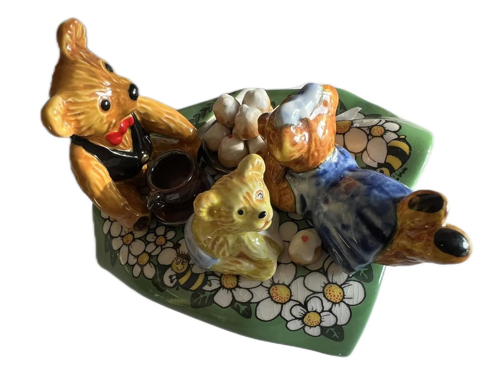 Vintage Paul Cardew's Ceramic Teapot "Teddy Bears Picnic" - 7
