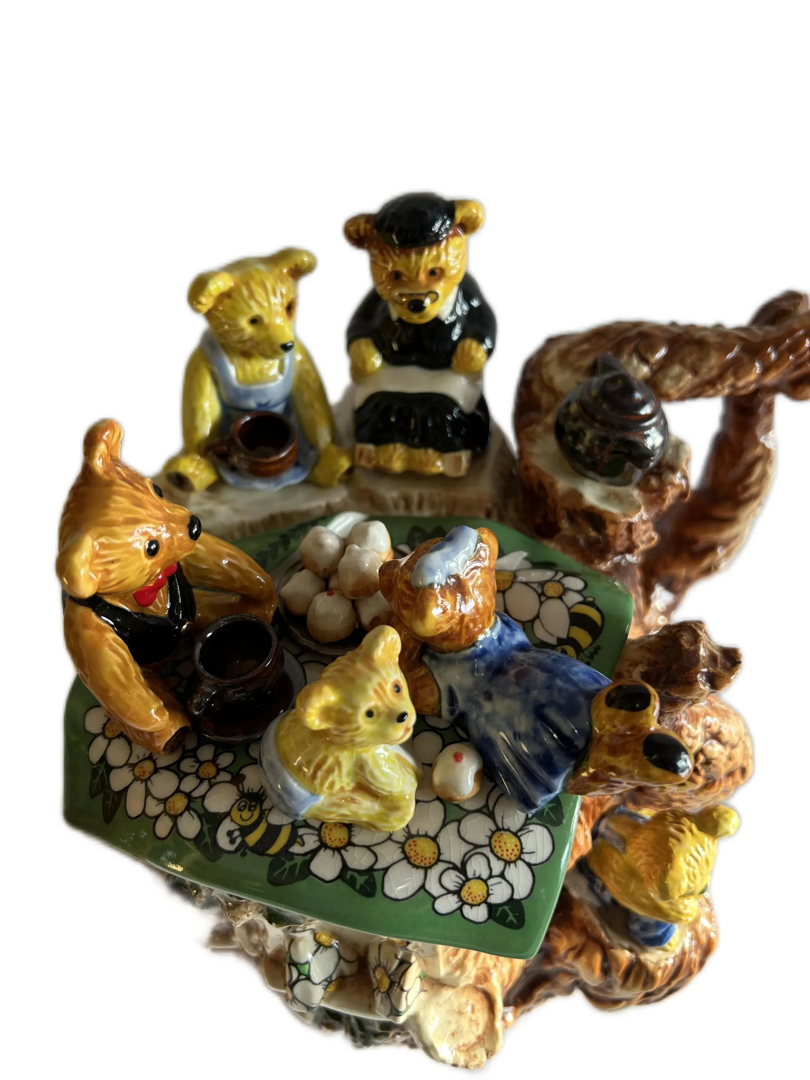 Vintage Paul Cardew's Ceramic Teapot "Teddy Bears Picnic" - 8