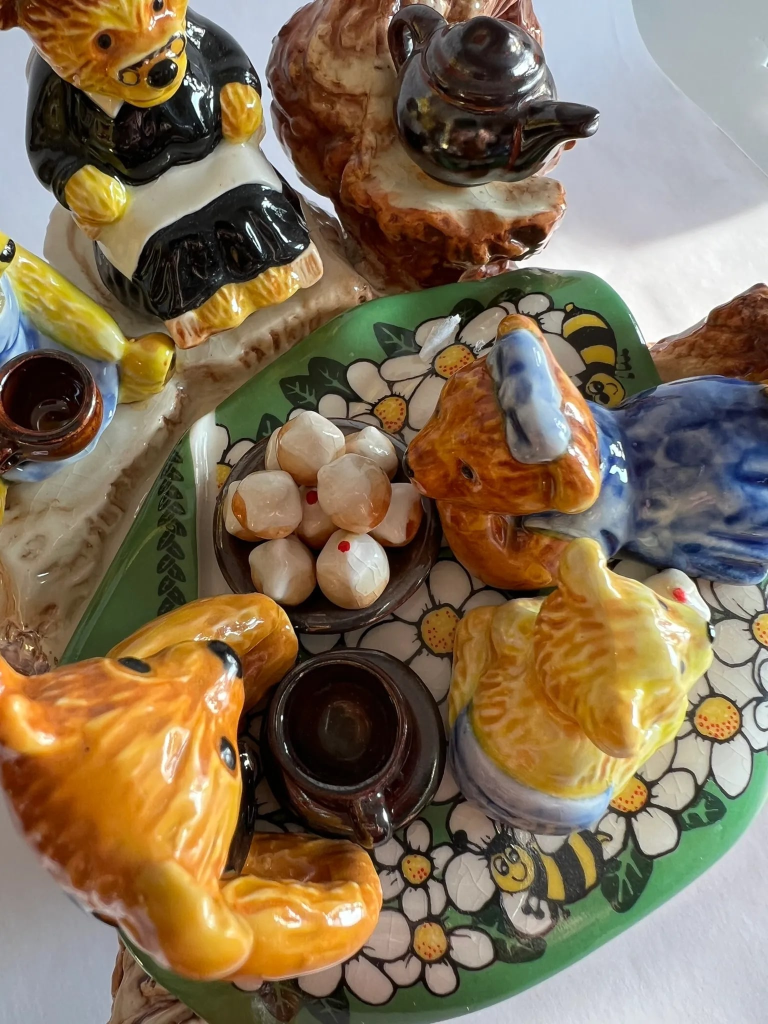Vintage Paul Cardew's Ceramic Teapot "Teddy Bears Picnic" - 9