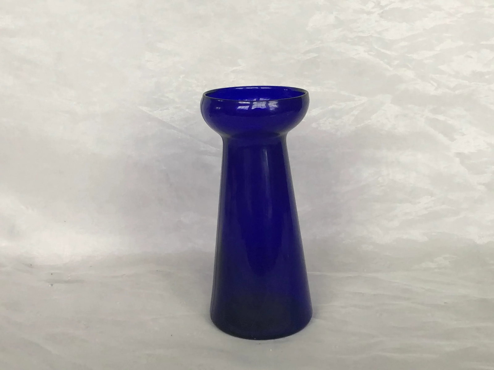 Cobalt Blue Glass Hyacinth Vase - 3