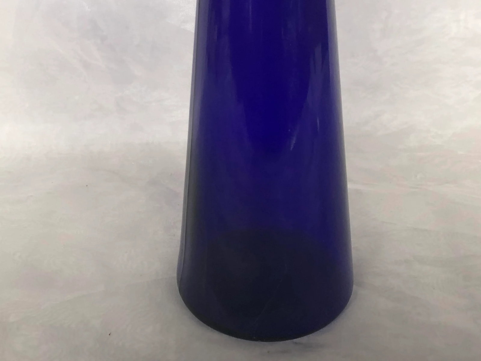 Cobalt Blue Glass Hyacinth Vase - 5