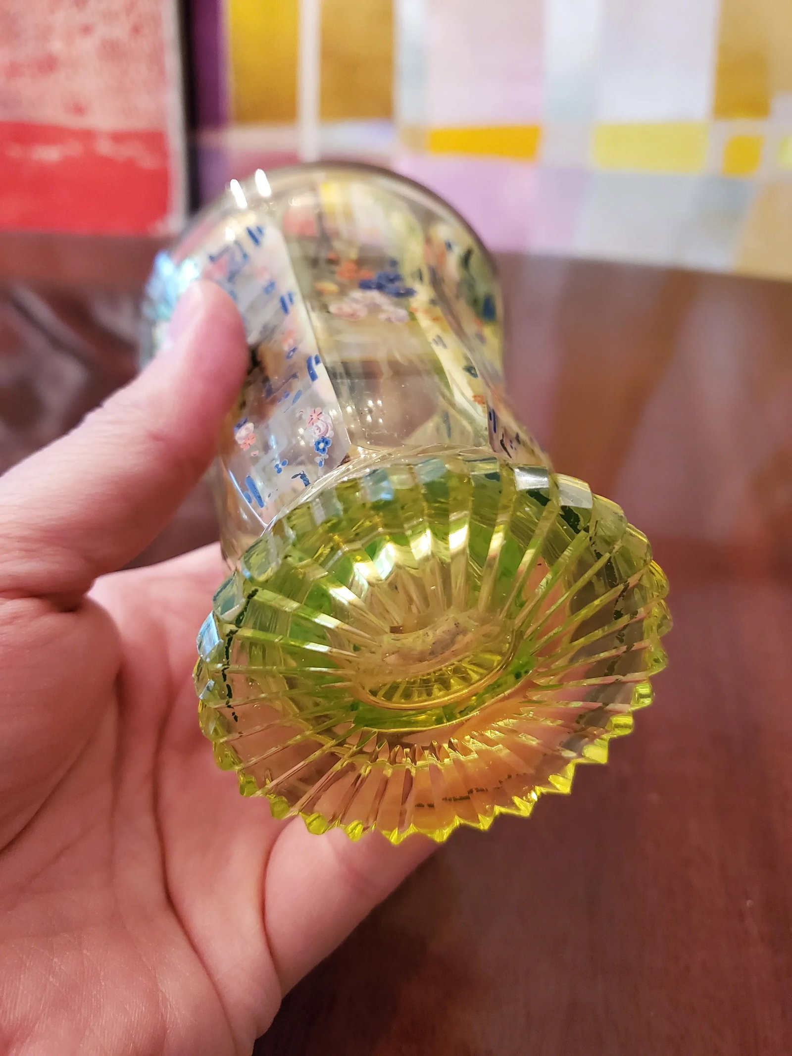 Antique Museum Bohemian Glass Spa Glass - 4