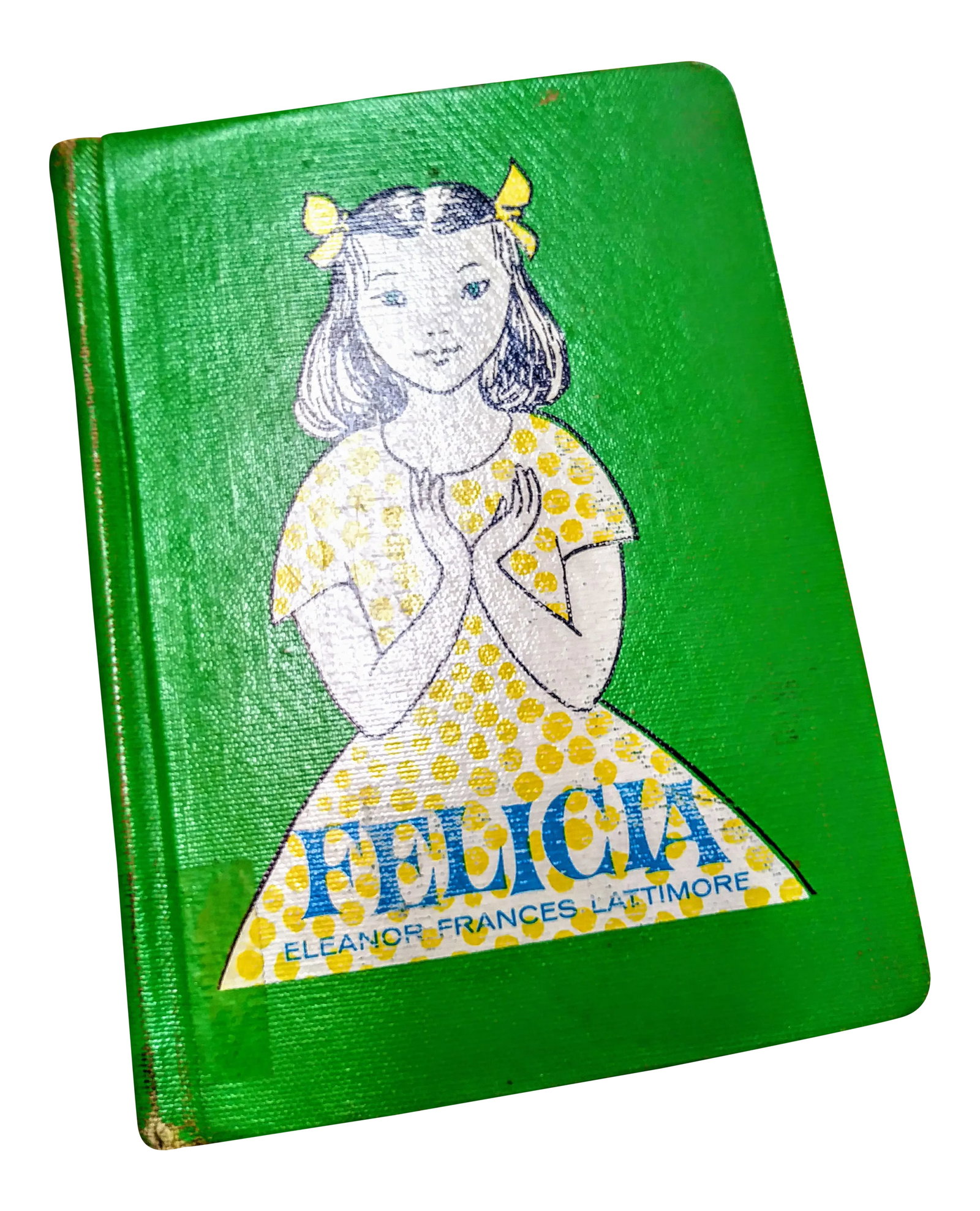 1960's Vintage Felicia by Eleanor Francis Lattimore 1st Edition Book: An uncommon fantasy by this popular children's author. Perfect for young girls and cat lovers. Binding is tight and book is complete with very clean pages, minus what appears to be libraries