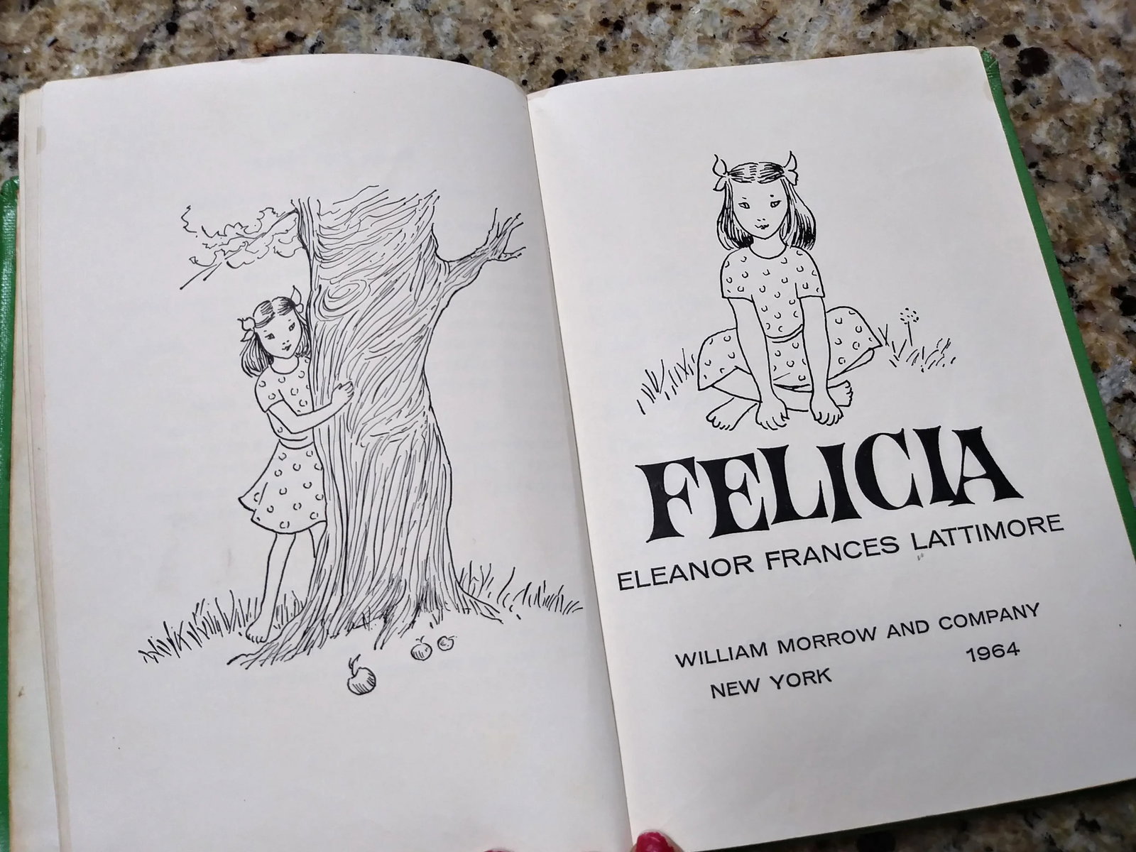 1960's Vintage Felicia by Eleanor Francis Lattimore 1st Edition Book - 2